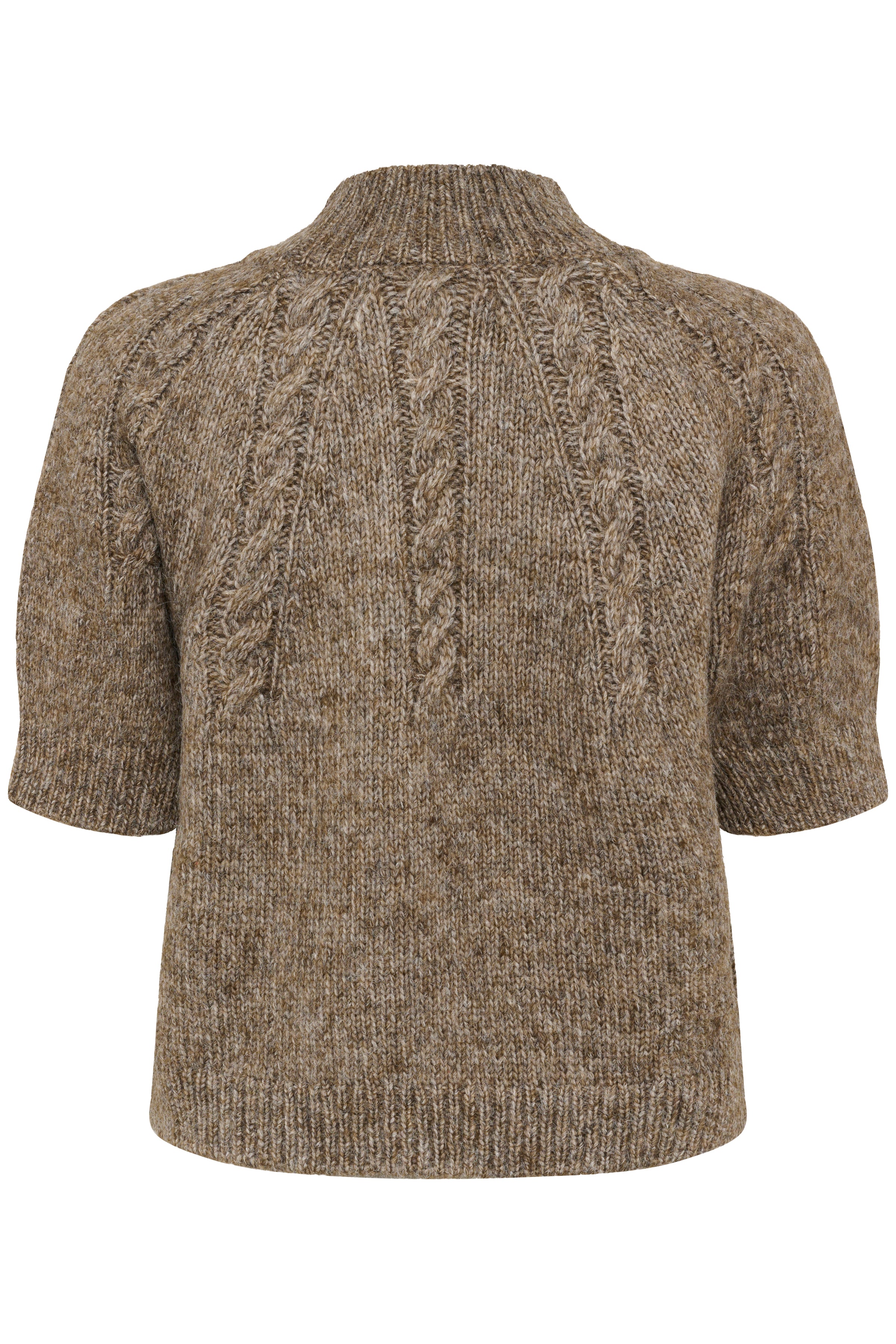 KAFFE Cuba Pullover Morel Melange Brun