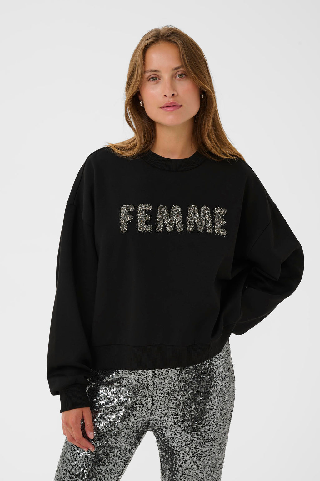 KAFFE Lise Sweatshirt Deep Sort