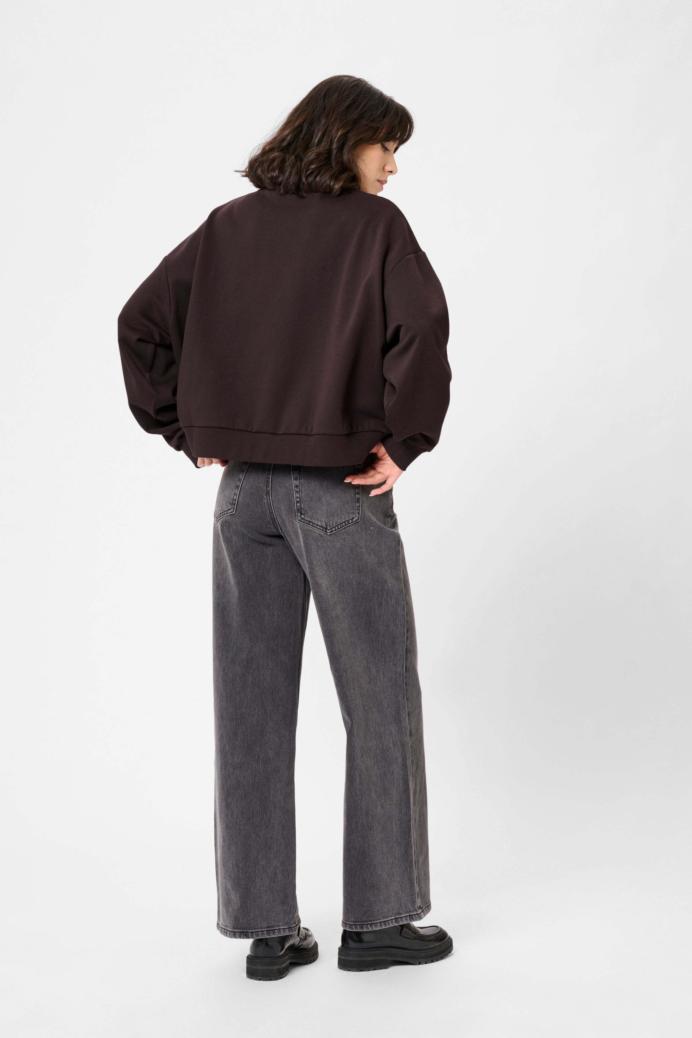 KAFFE Lise Sweatshirt Coffee Sort