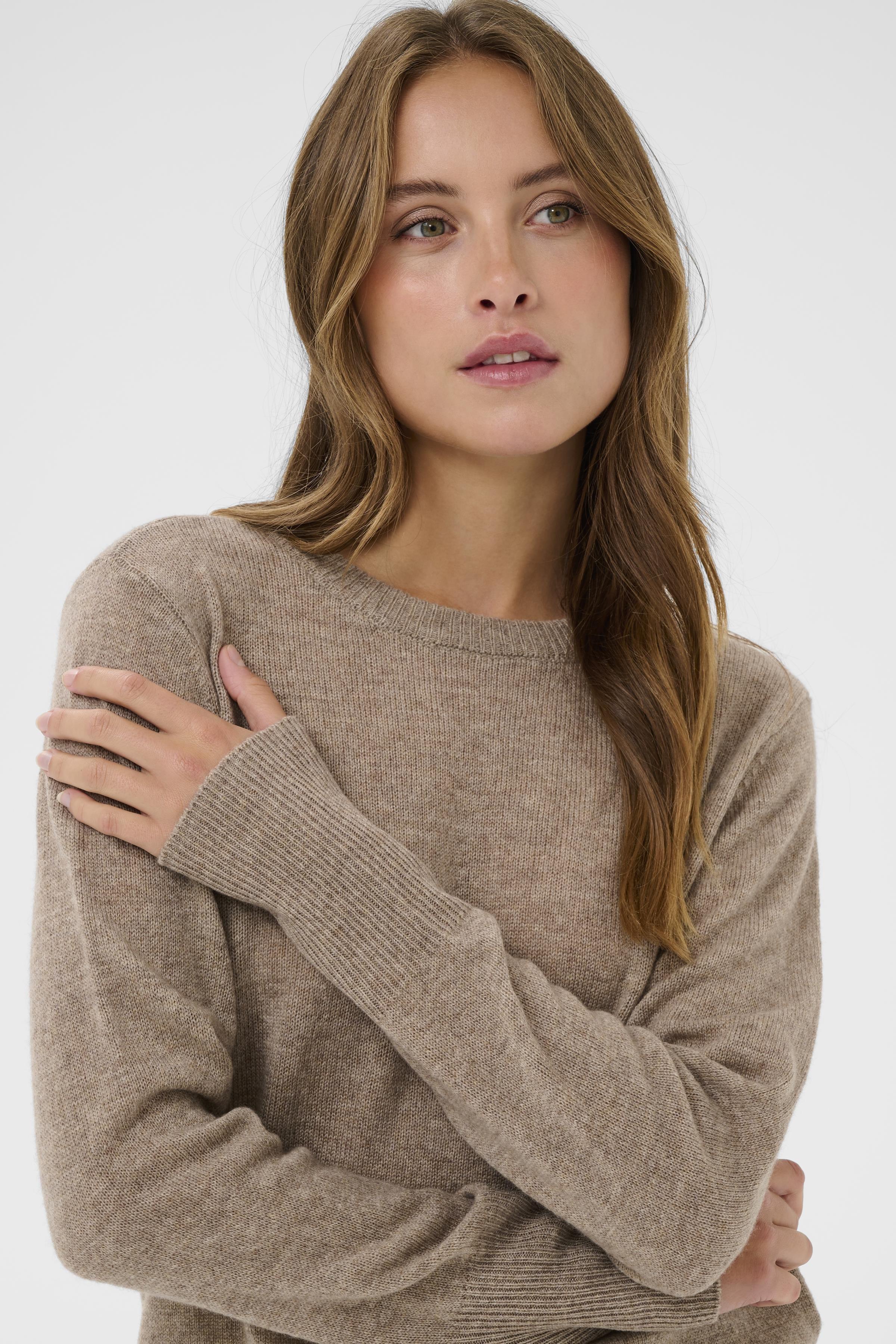 KAFFE Cashie Pullover Coffee Brun
