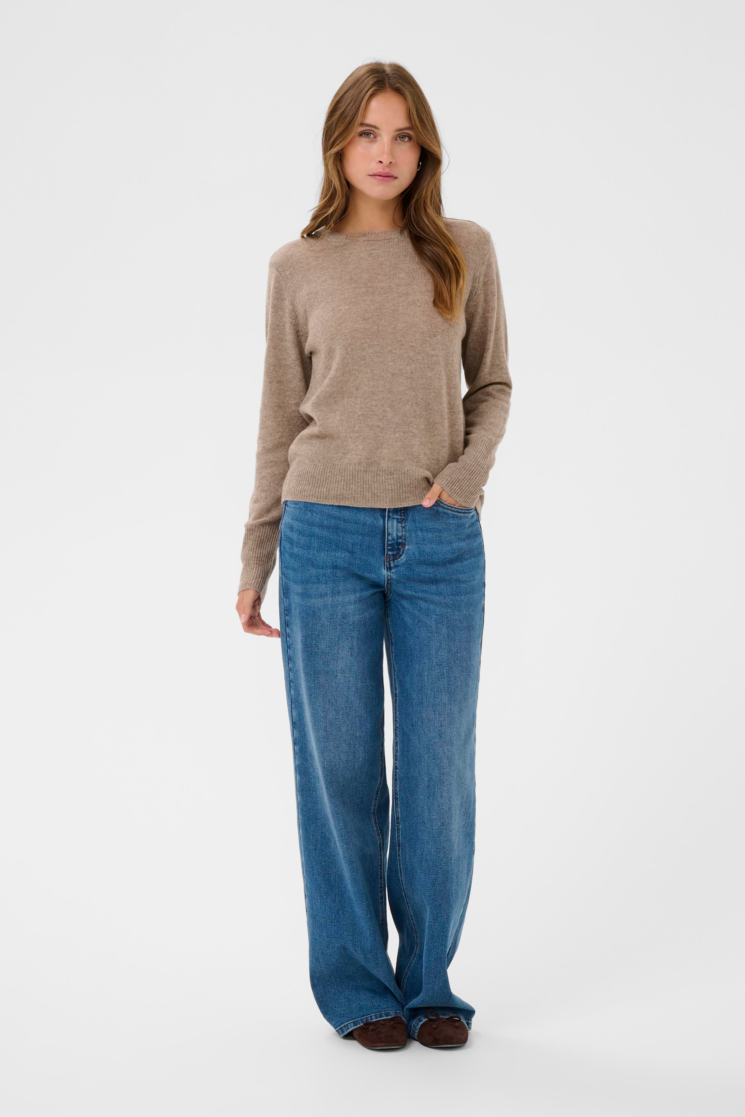 KAFFE Cashie Pullover Coffee Brun