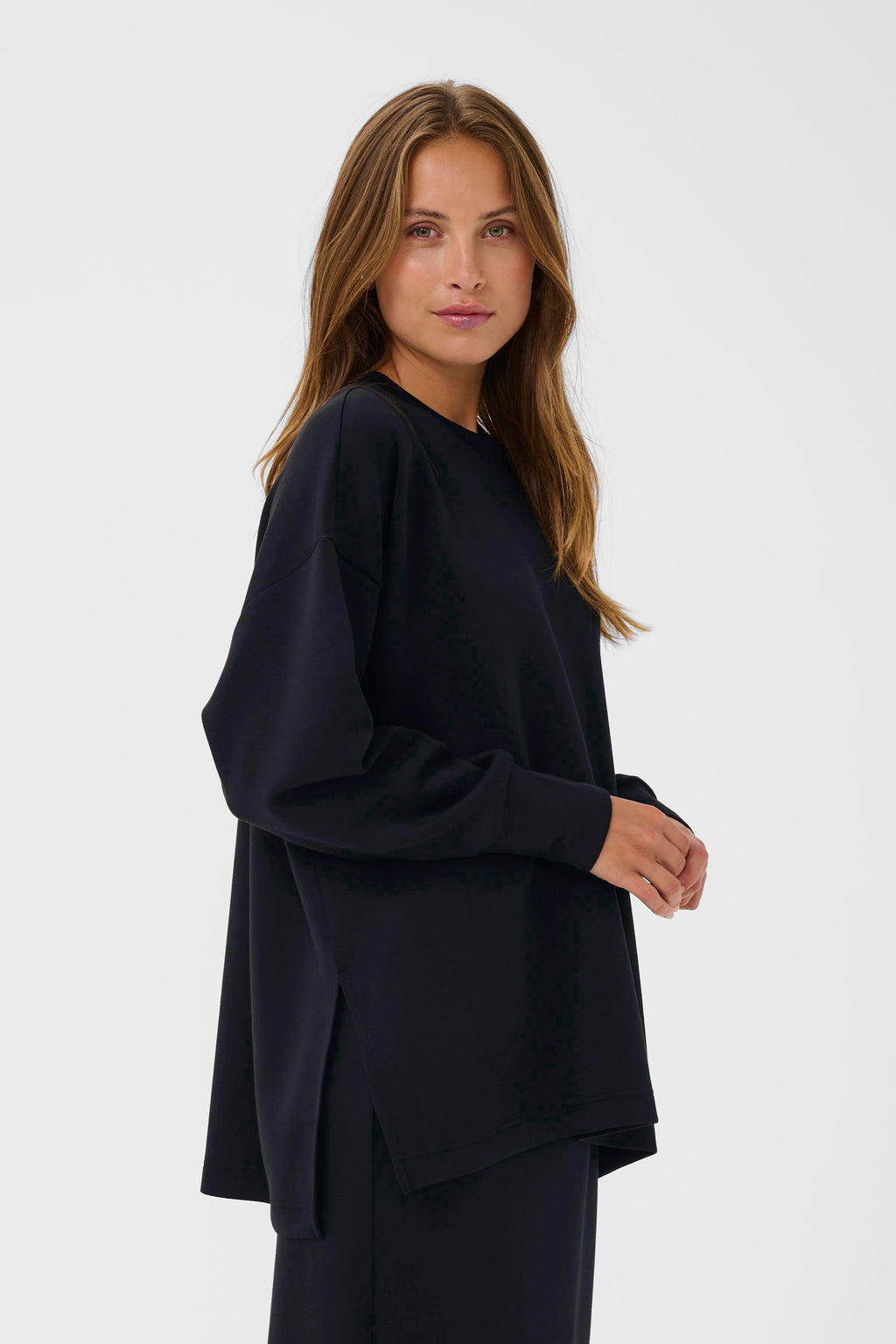 KAFFE Annika Sweatshirt Deep Sort