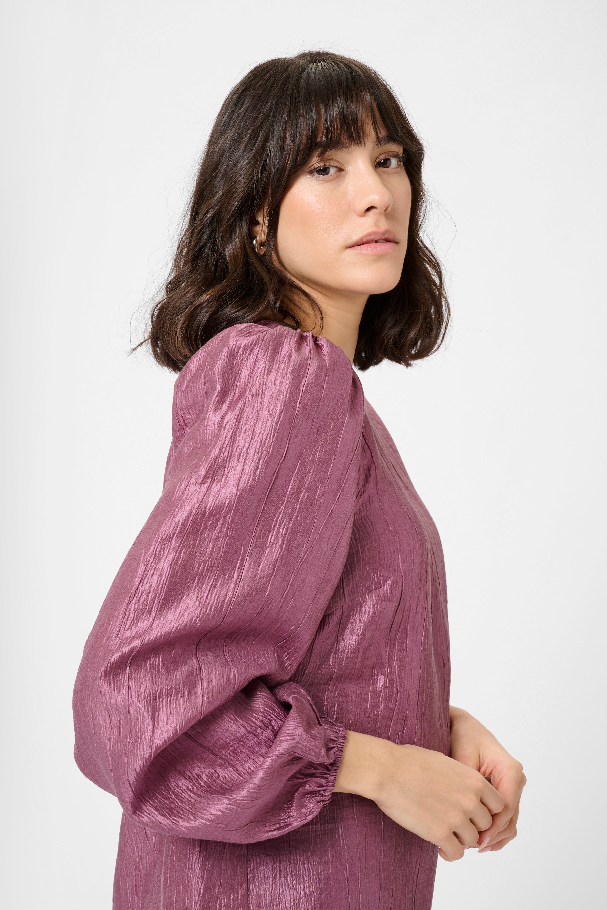 KAFFE Rizz Bluse Tulipwood Lyserød