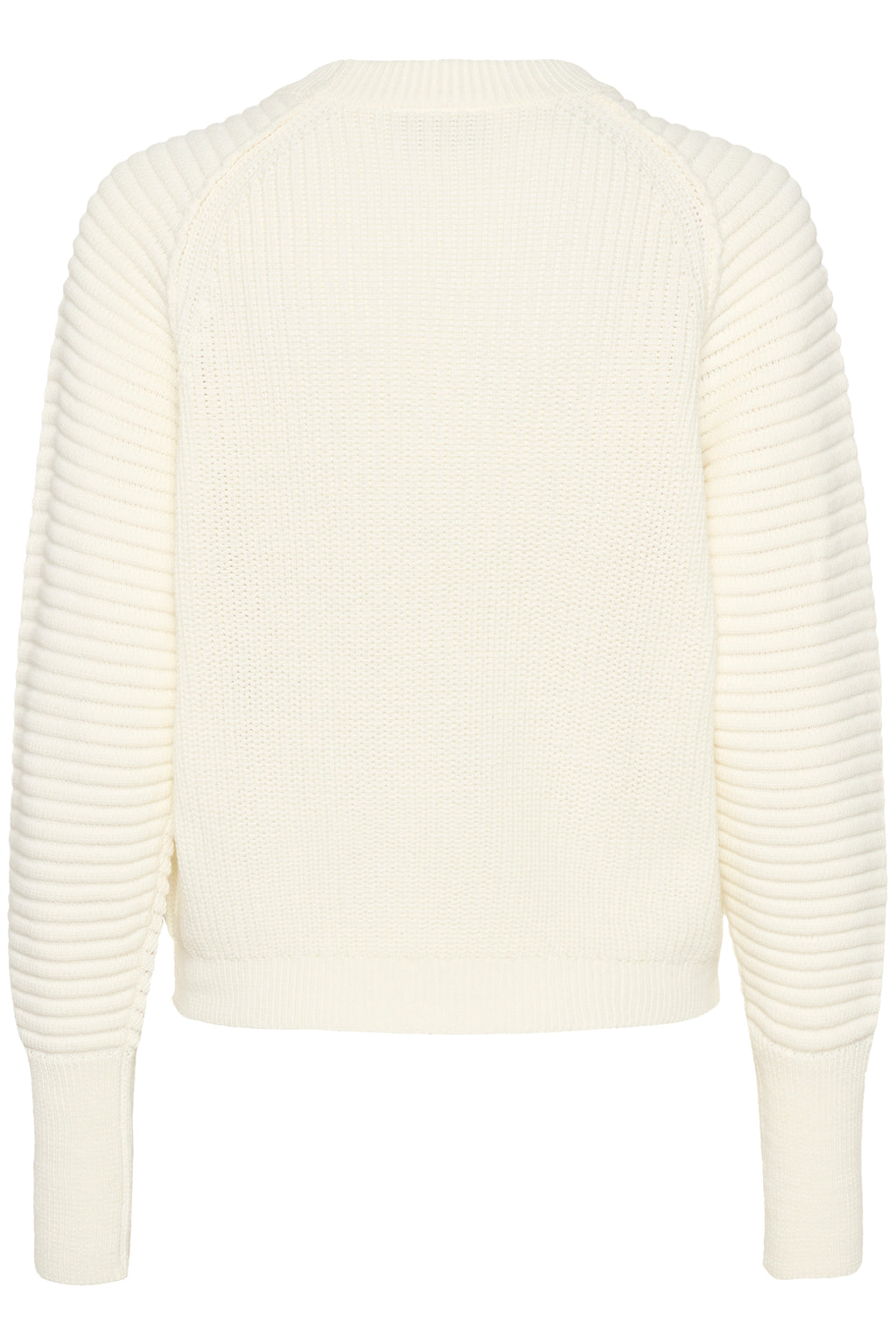 KAFFE Mone Strik Pullover Chalk Hvid