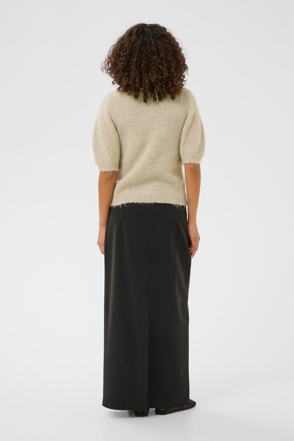 KAFFE Emelie Cardigan Feather Grå
