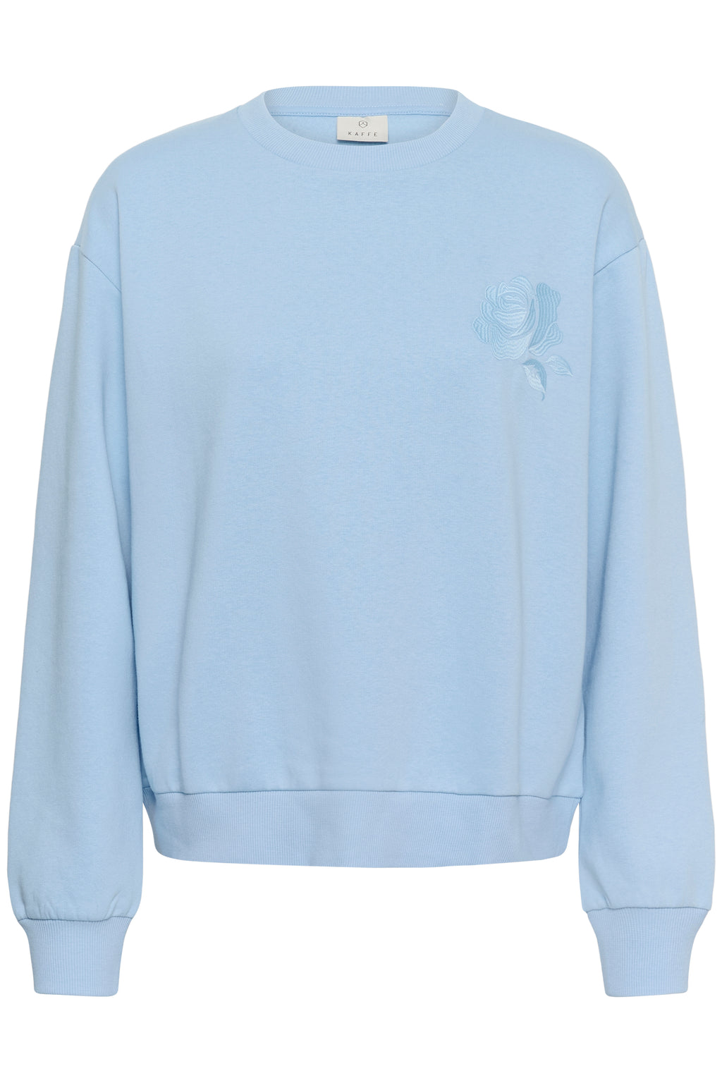 KAFFE Sussi Sweatshirt Powder Blå