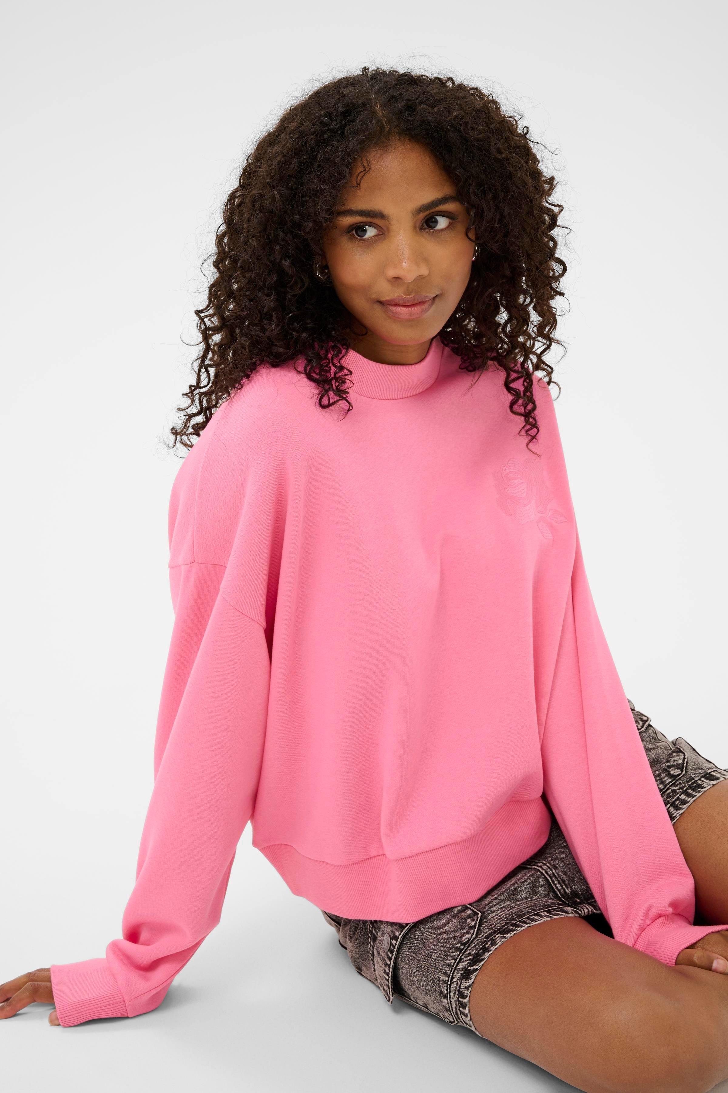 KAFFE Sussi Sweatshirt Pink Power
