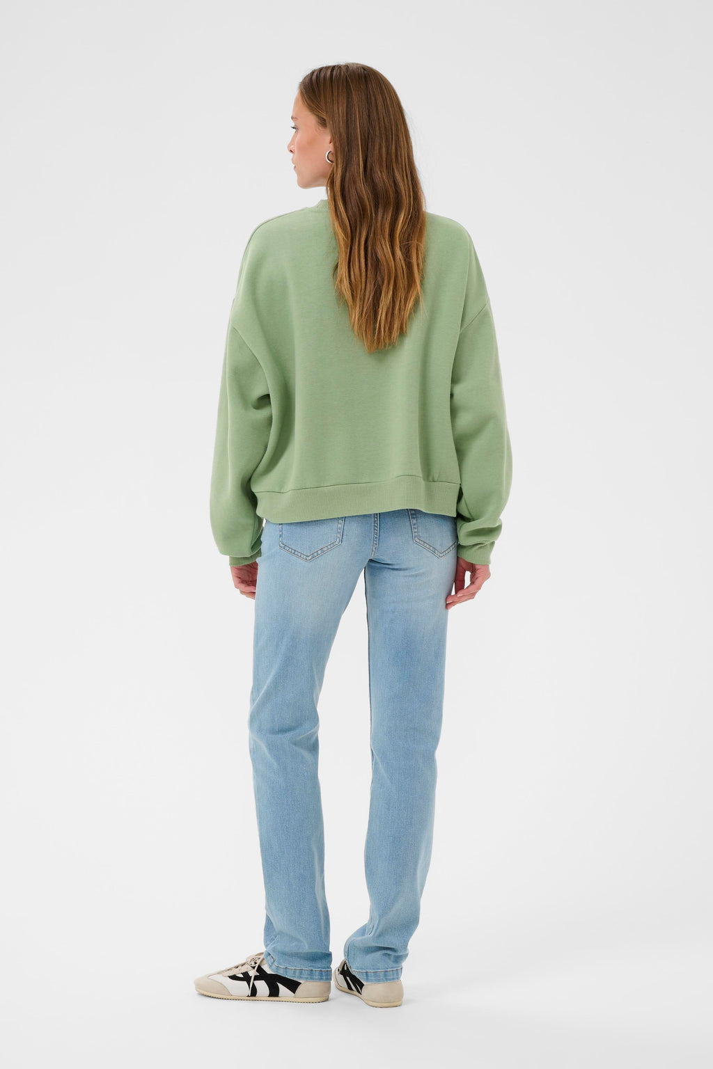 KAFFE Sussi Sweatshirt Sea Spray Grøn