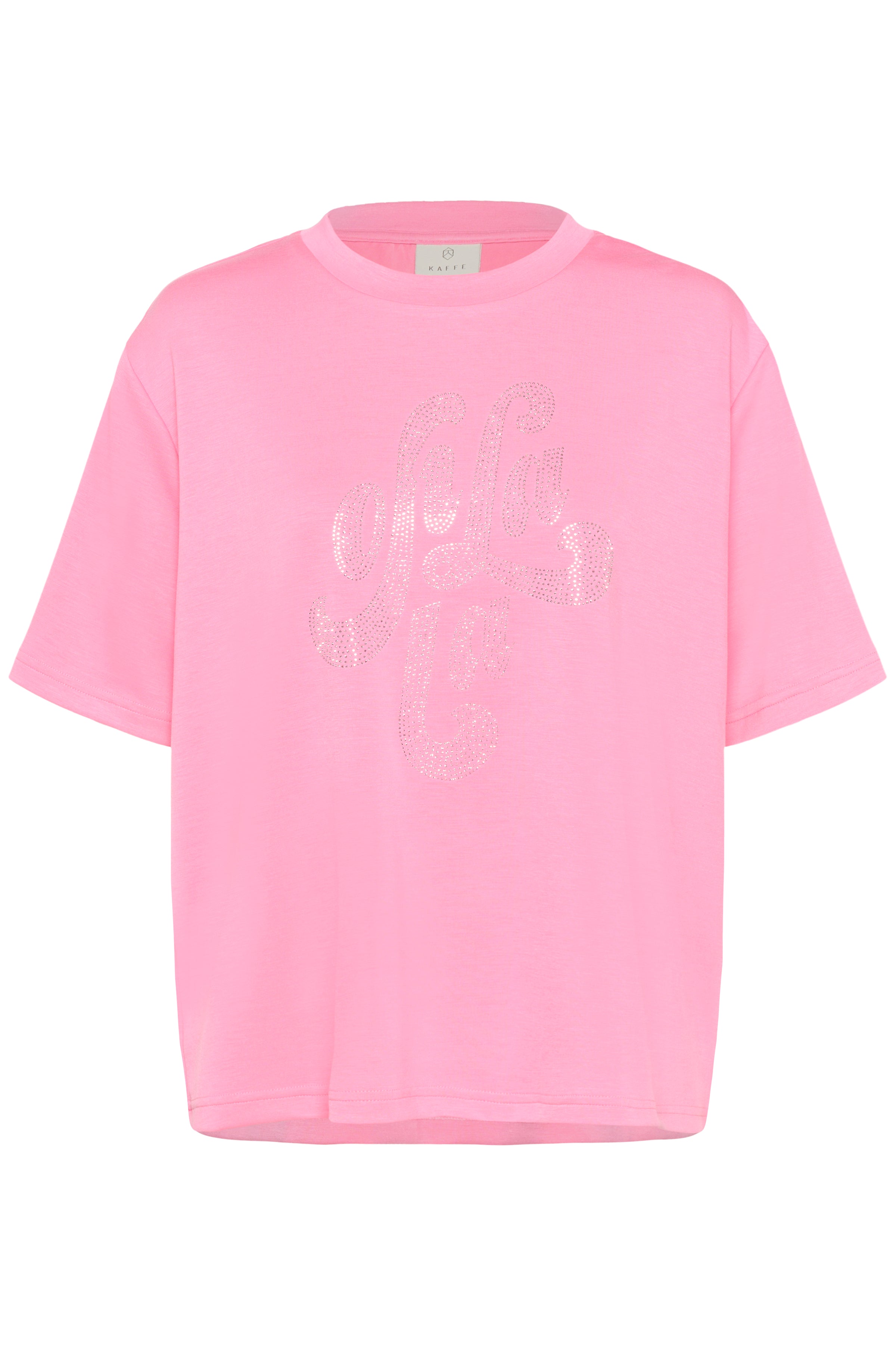 KAFFE Rosie T-shirt Power Pink