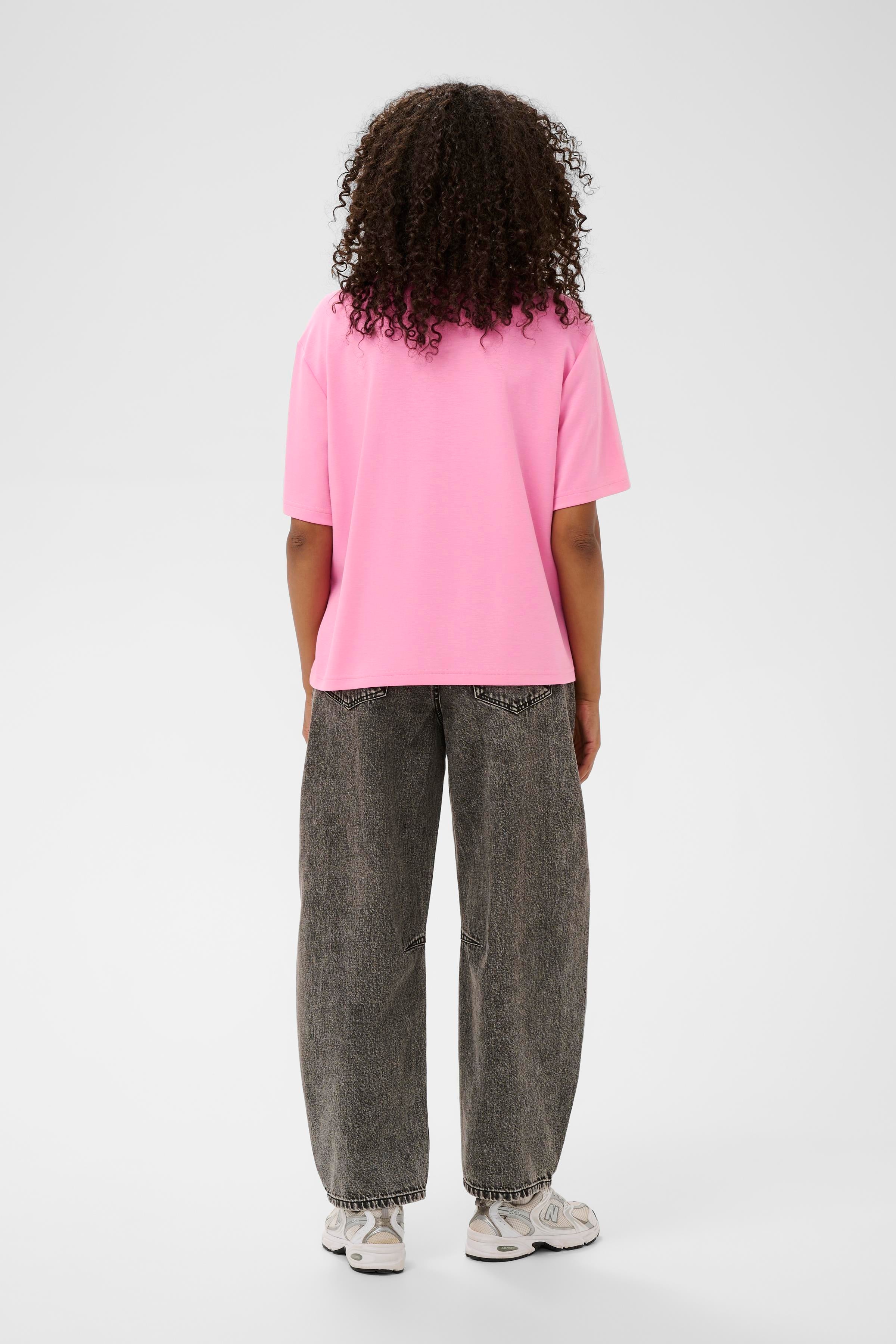 KAFFE Rosie T-shirt Power Pink