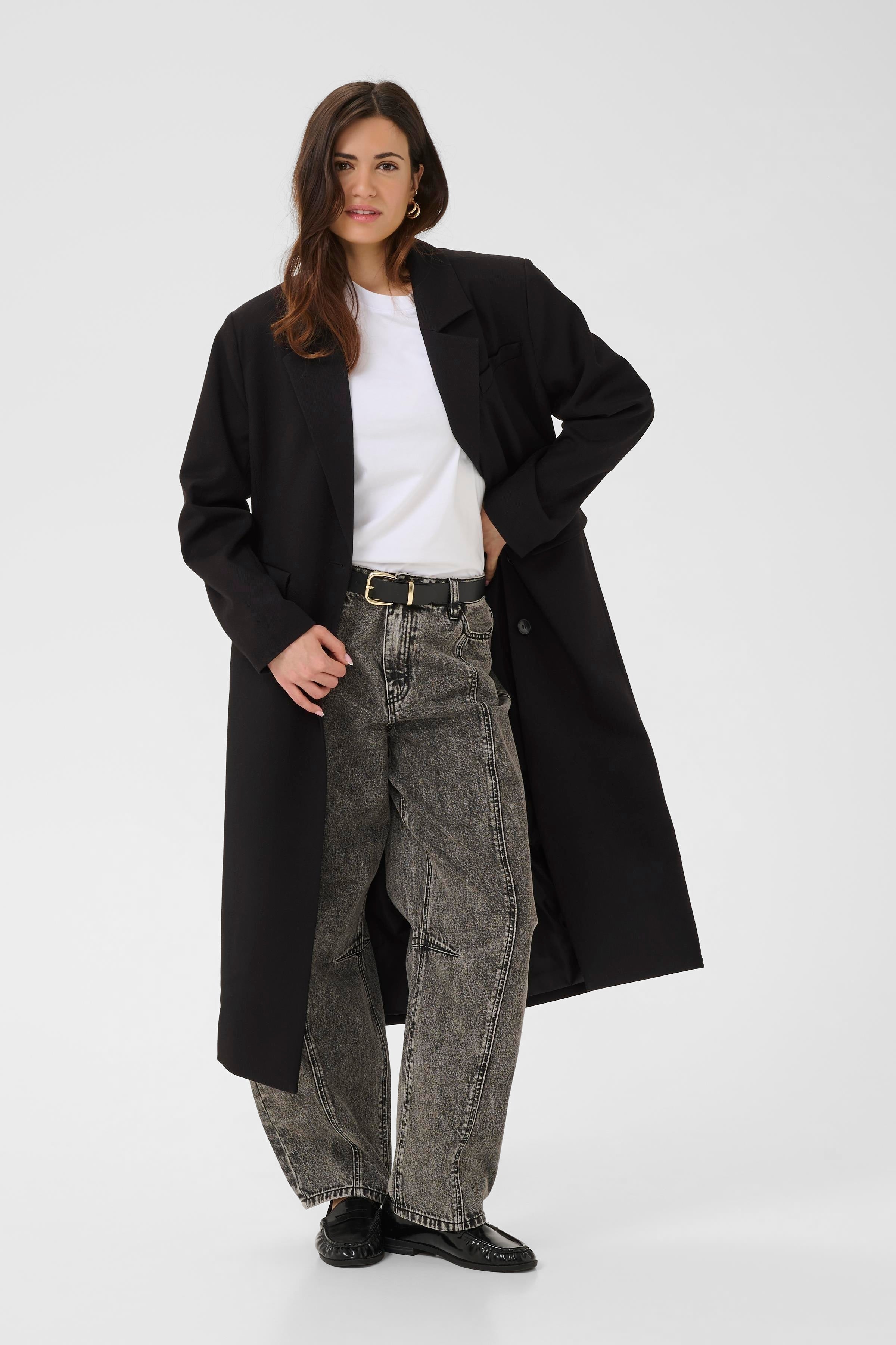 KAFFE Milos Blazer Jakke Deep Sort