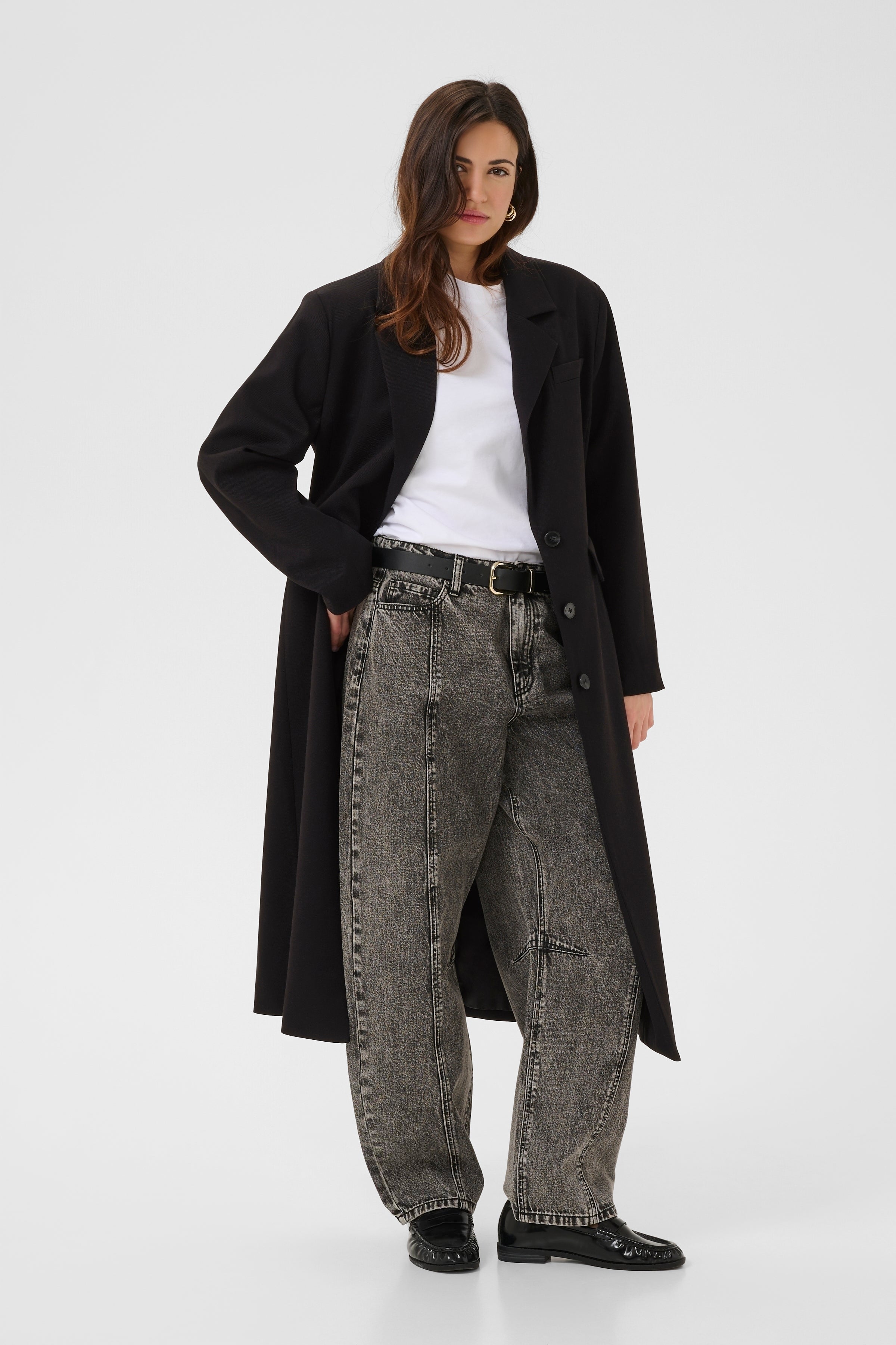 KAFFE Milos Blazer Jakke Deep Sort