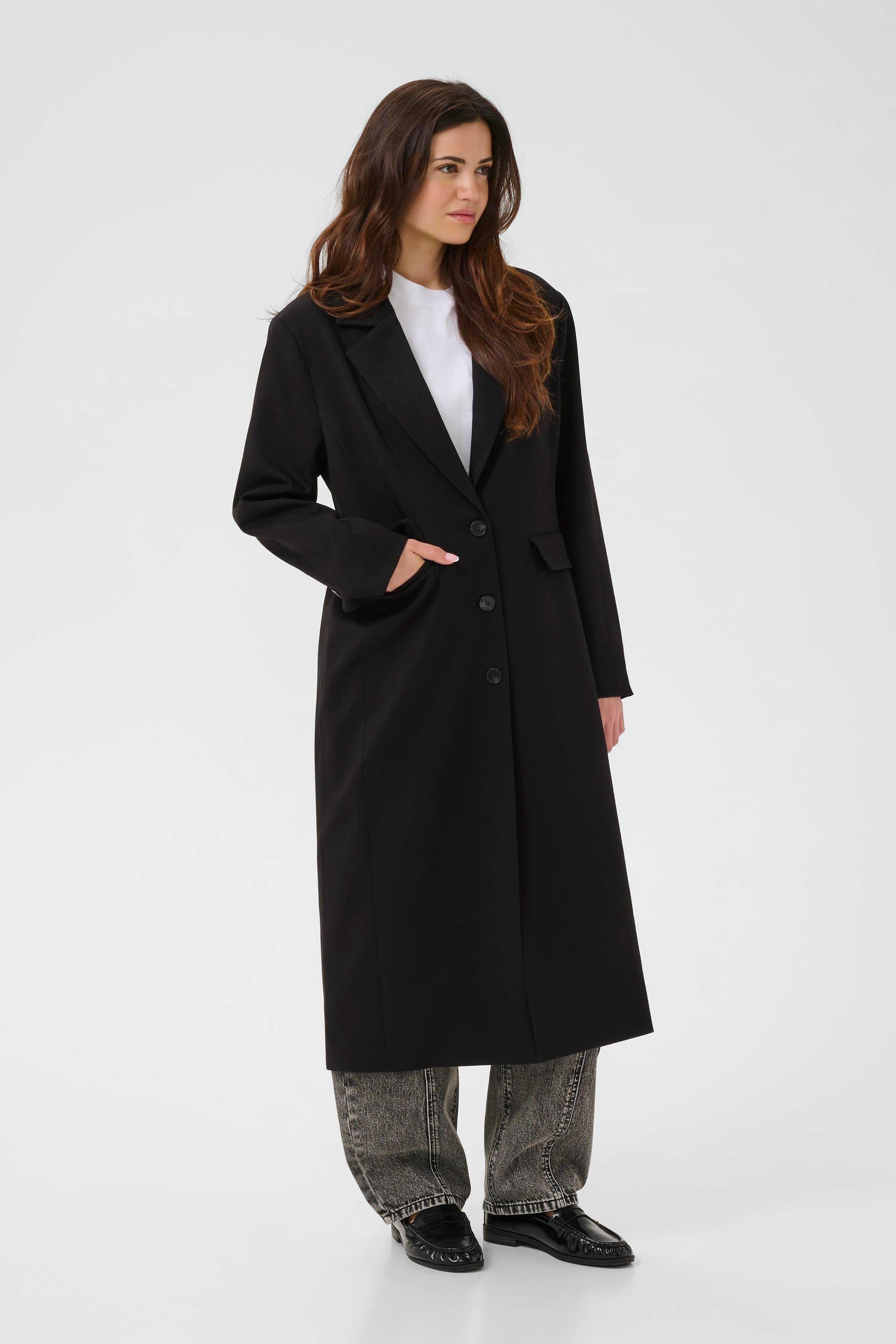 KAFFE Milos Blazer Jakke Deep Sort