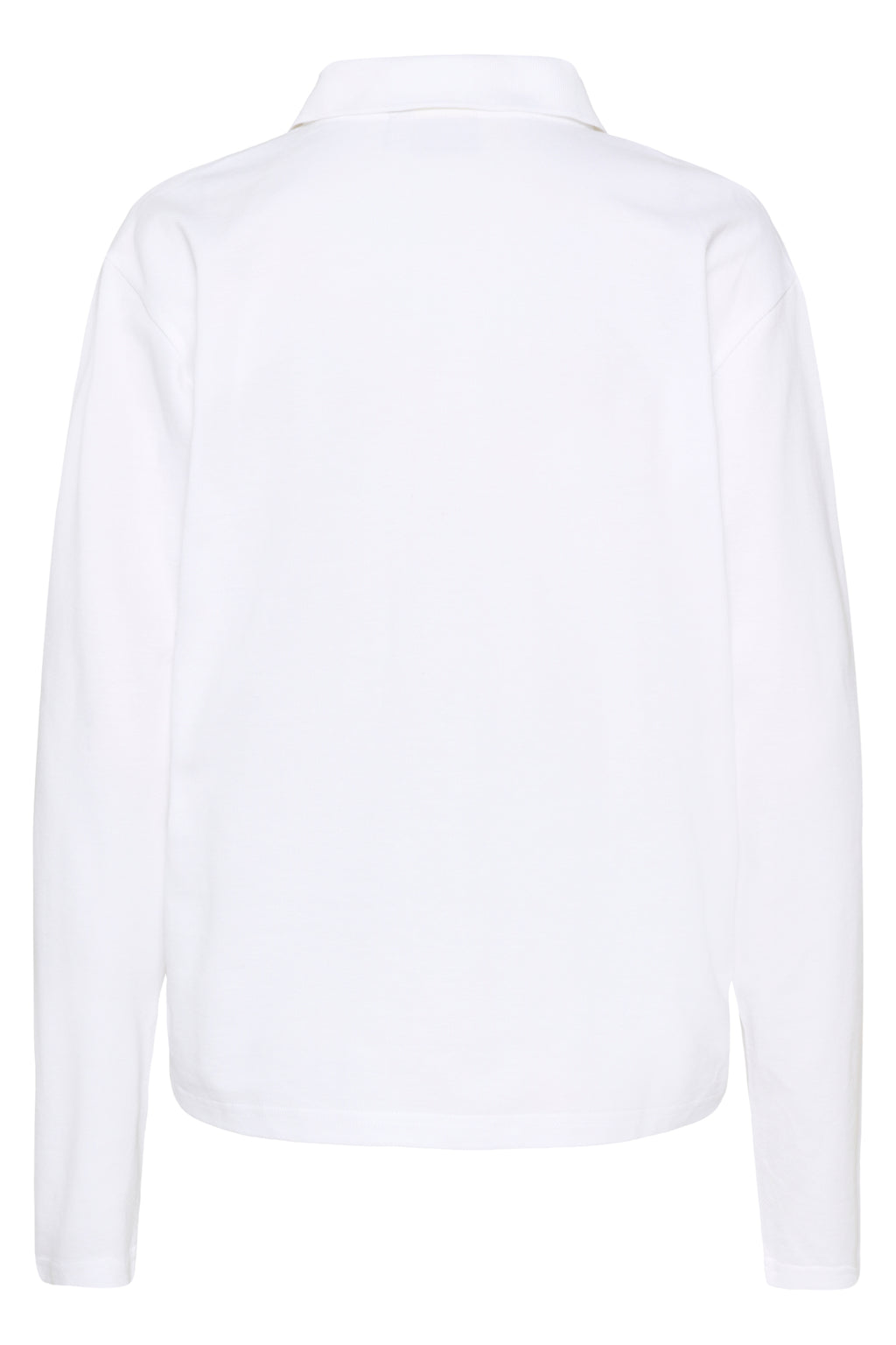 KAFFE Miala Polo T-shirt Langærmet Optical Hvid