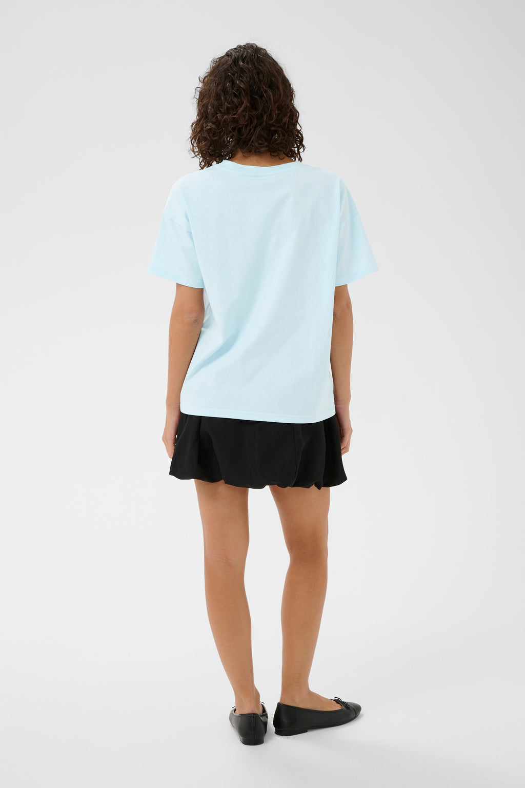 KAFFE Chelsea T-shirt Nantucket Breeze Lys Blå