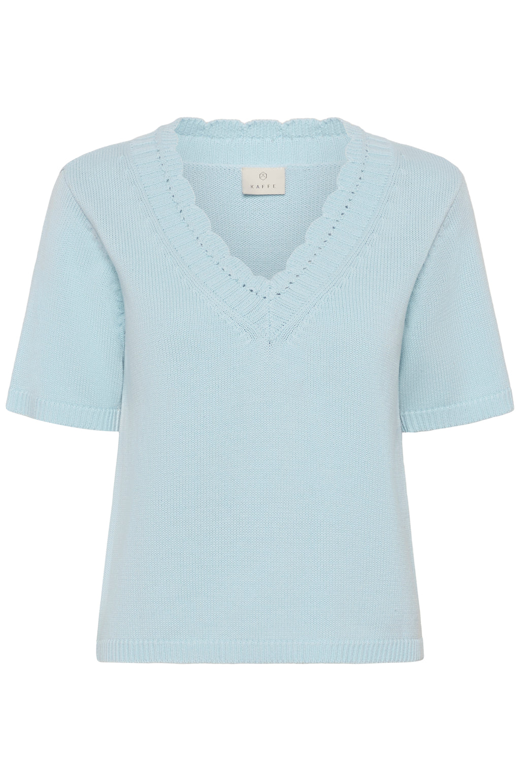 KAFFE Lilliana Strik Pullover Nantucket Breeze Lys Blå