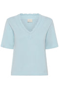 KAFFE Lilliana Strik Pullover Nantucket Breeze Lys Blå