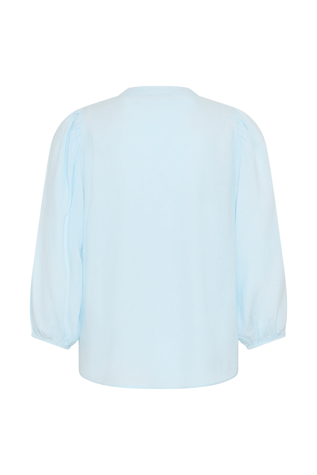 KAFFE Milia 3/4 Bluse Nantucket Breeze Lys Blå