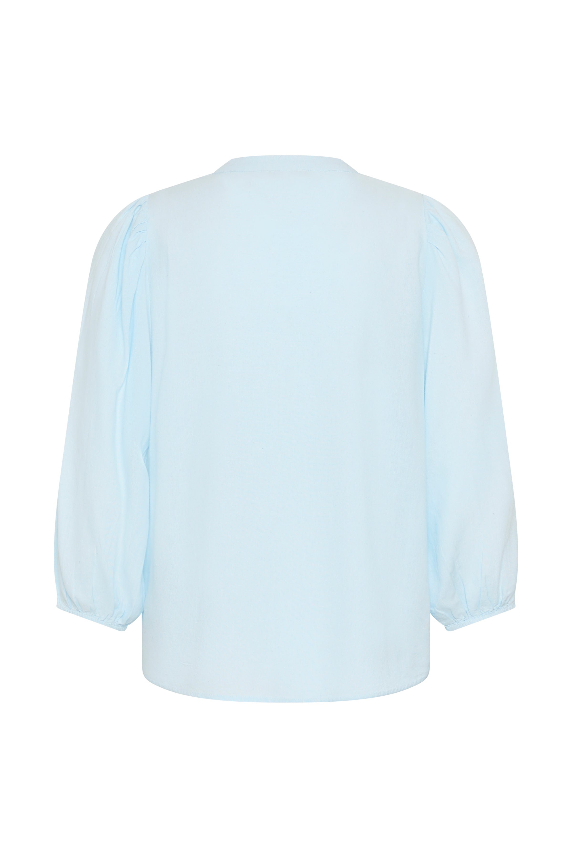 KAFFE Milia 3/4 Bluse Nantucket Breeze Lys Blå