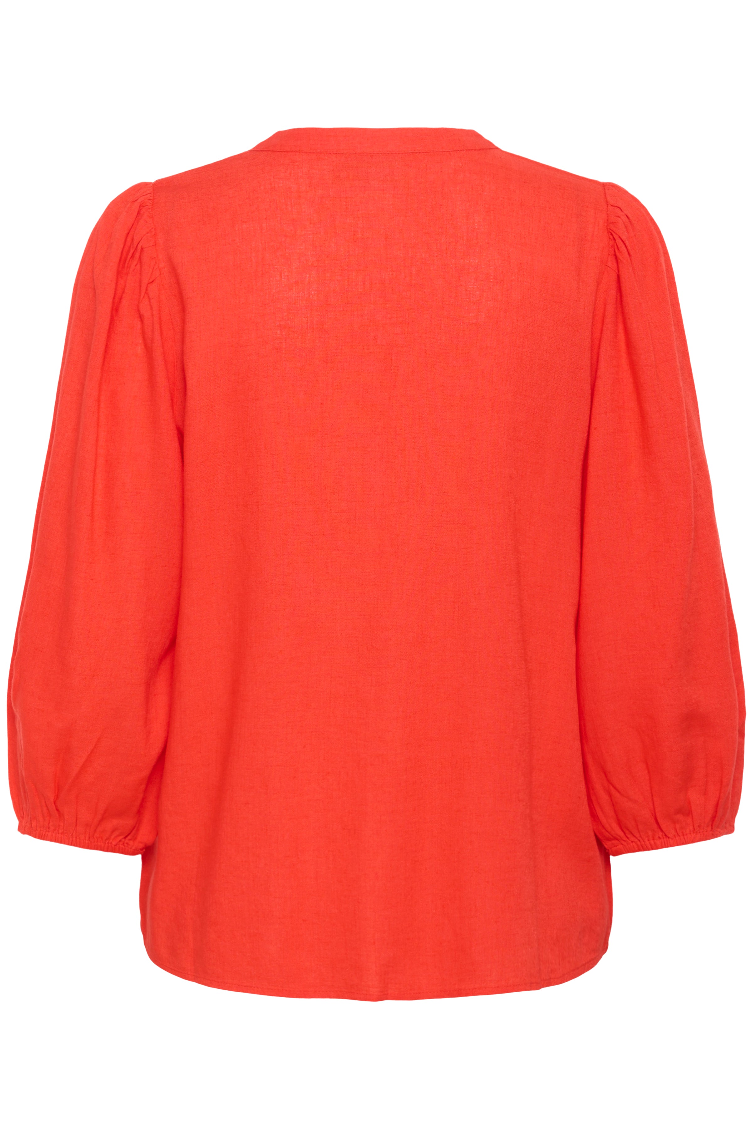 KAFFE Milia 3/4 Bluse Poppy Rød