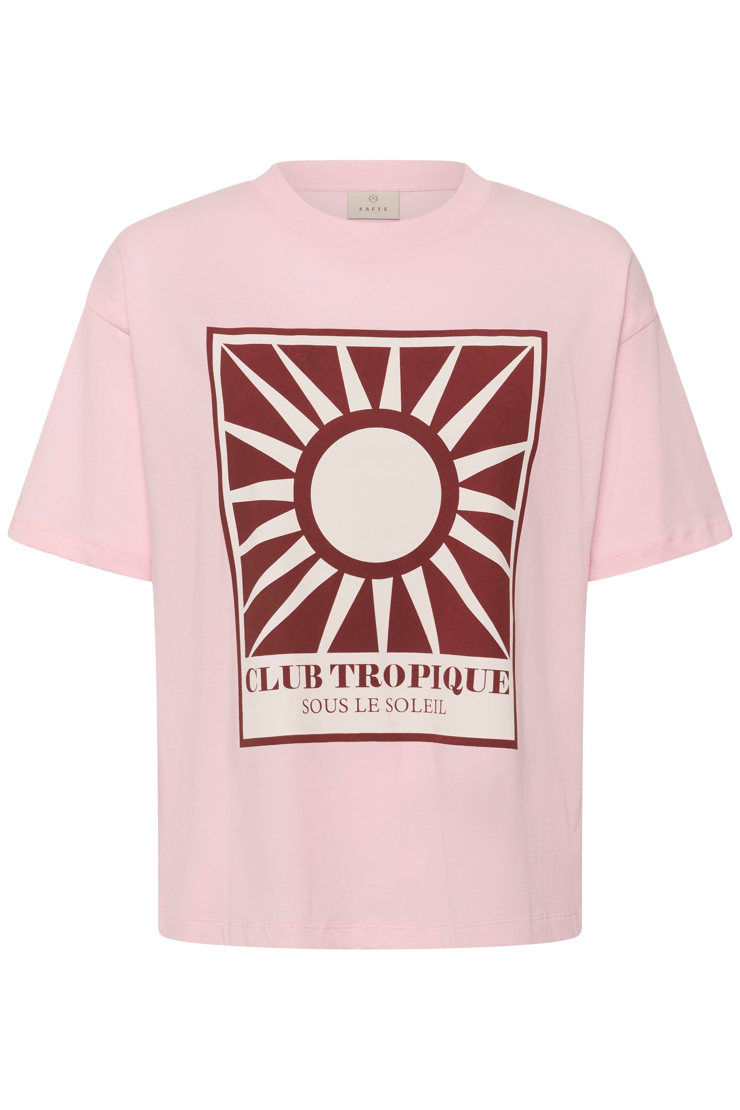 KAFFE Kelly T-shirt Ballerina Lyserød