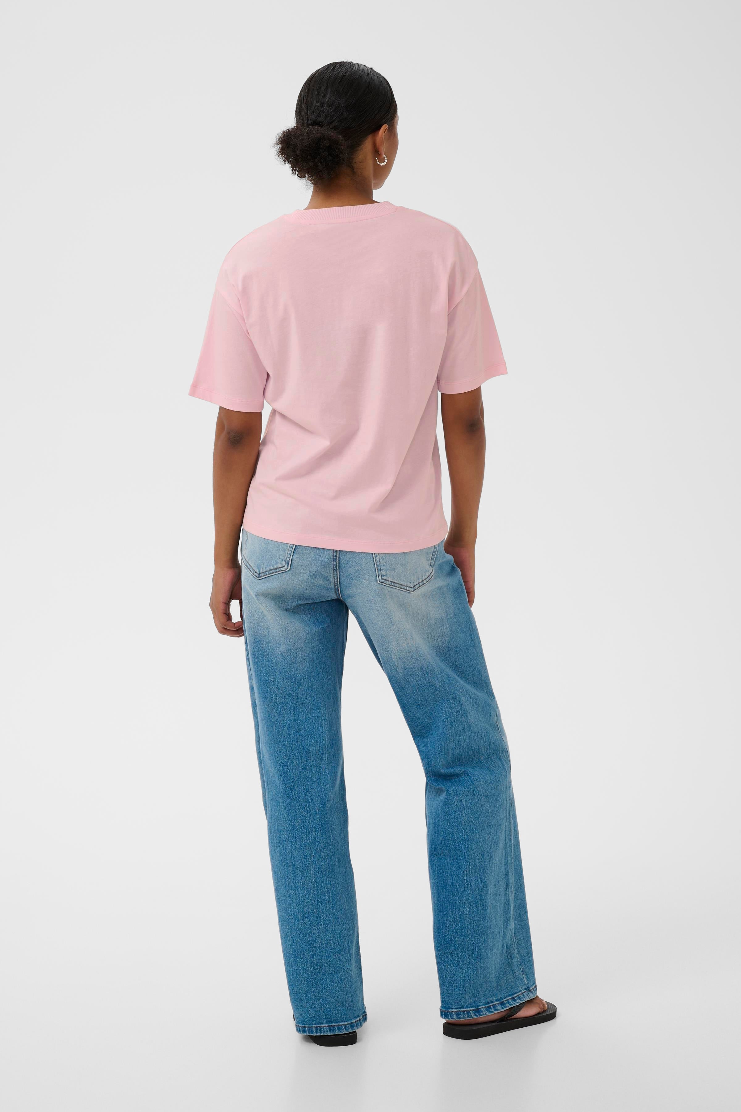 KAFFE Kelly T-shirt Ballerina Lyserød