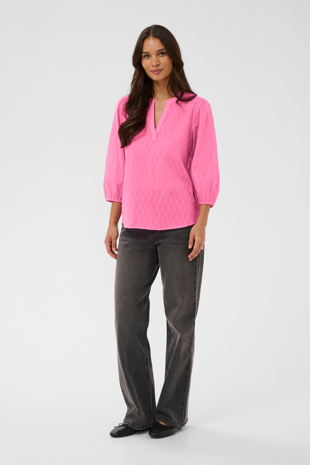 KAFFE Gabriela Bluse Power Pink
