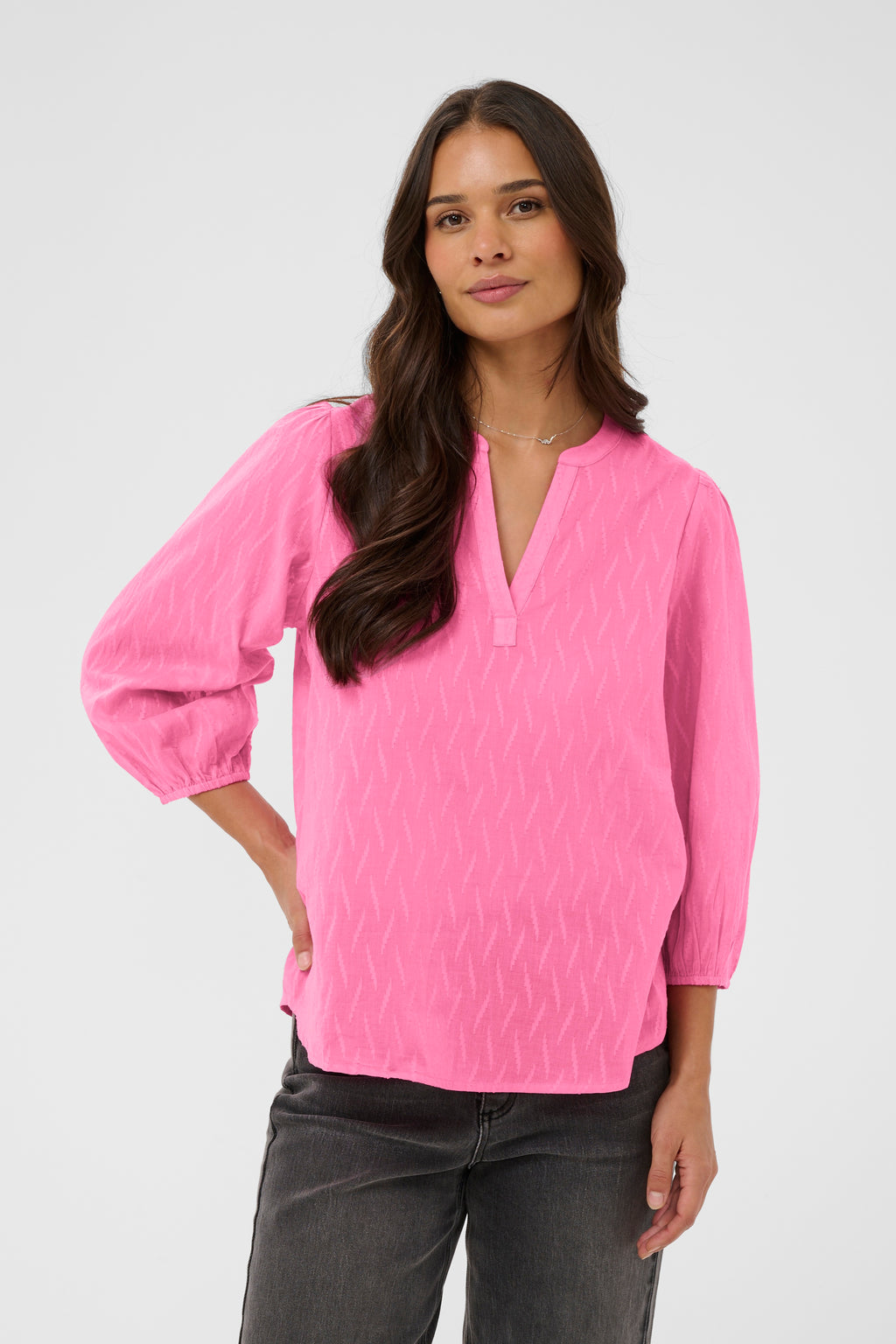 KAFFE Gabriela Bluse Power Pink