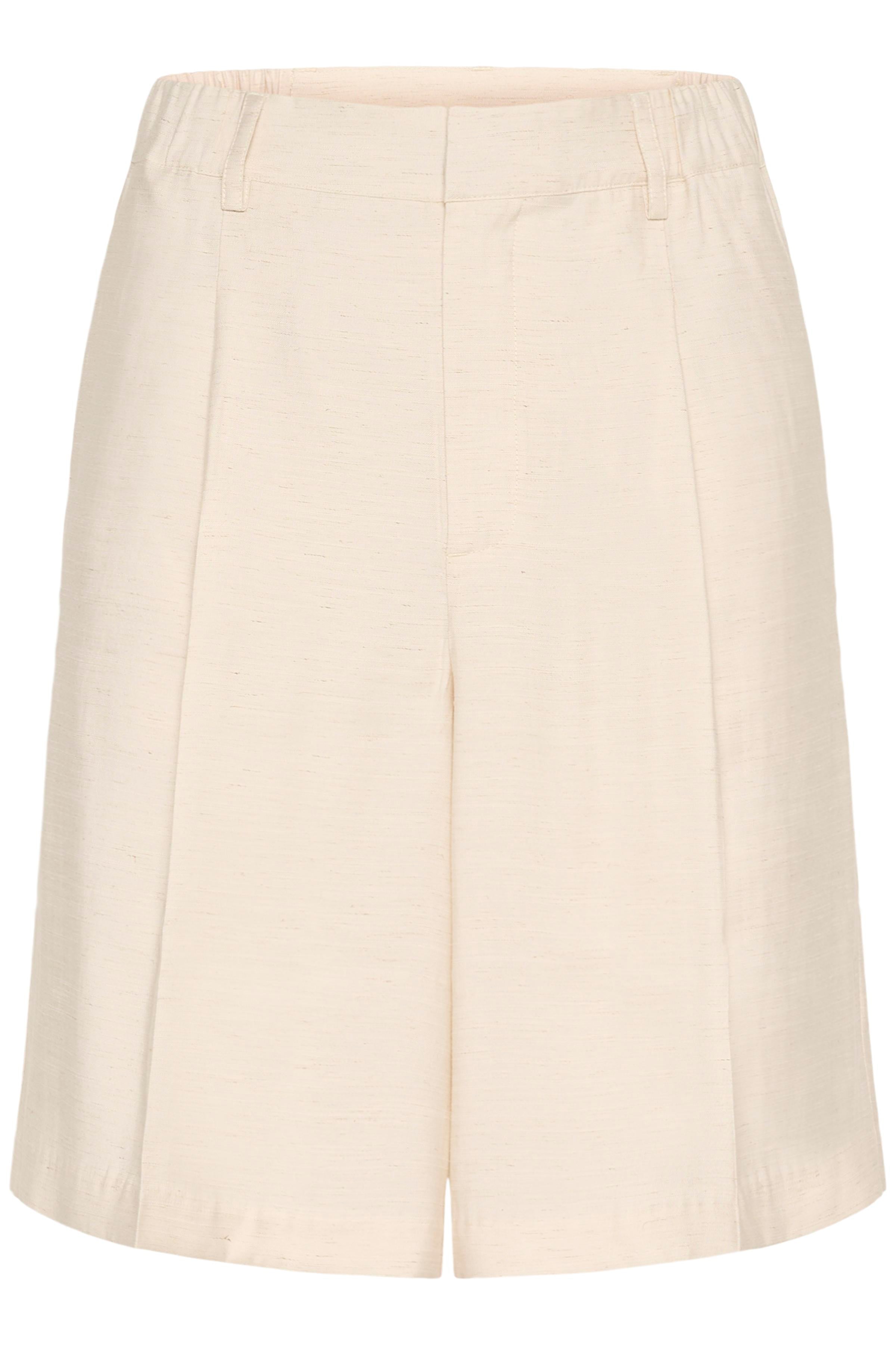 KAFFE Annetta Shorts Feather Grå