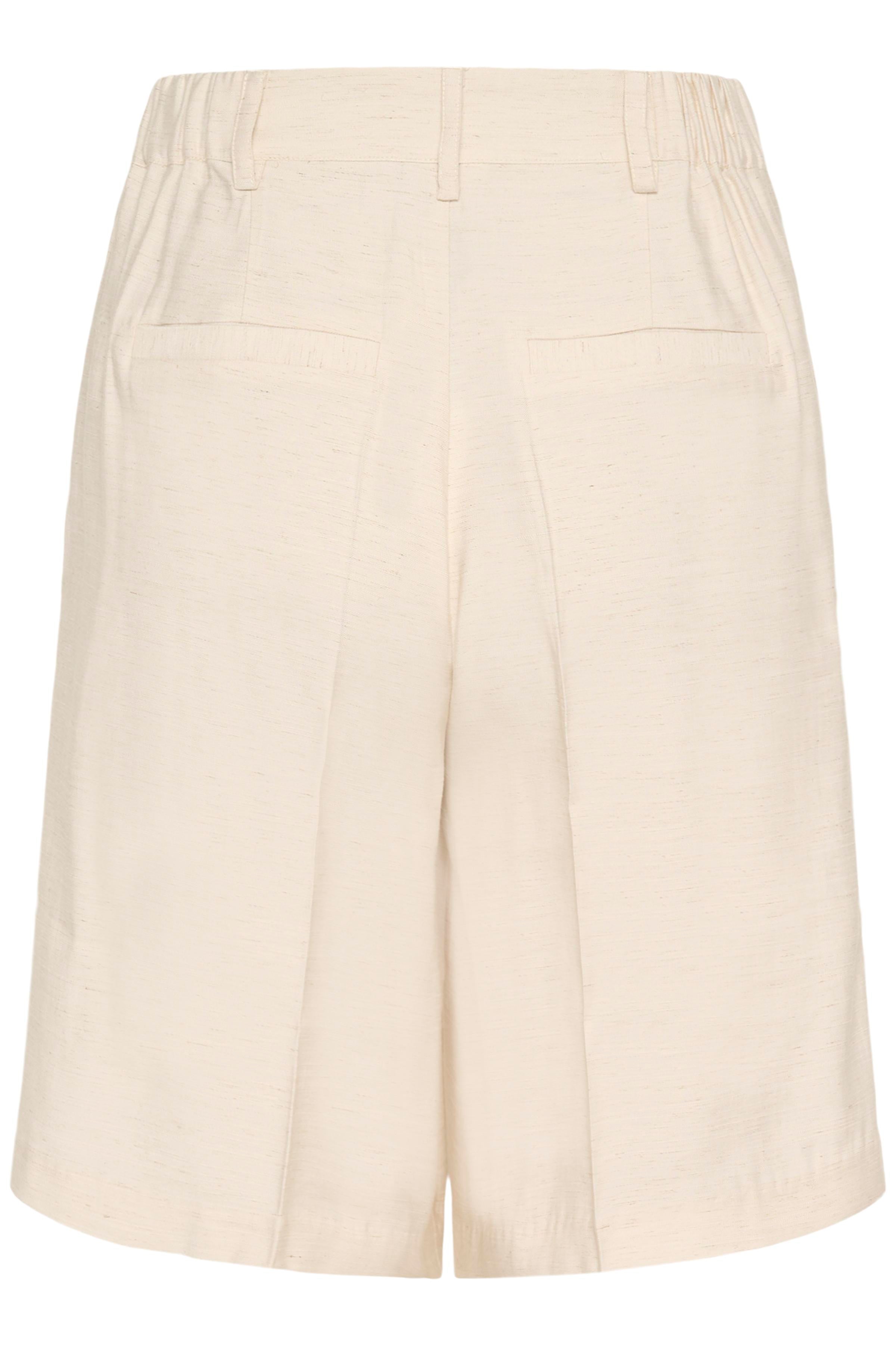 KAFFE Annetta Shorts Feather Grå