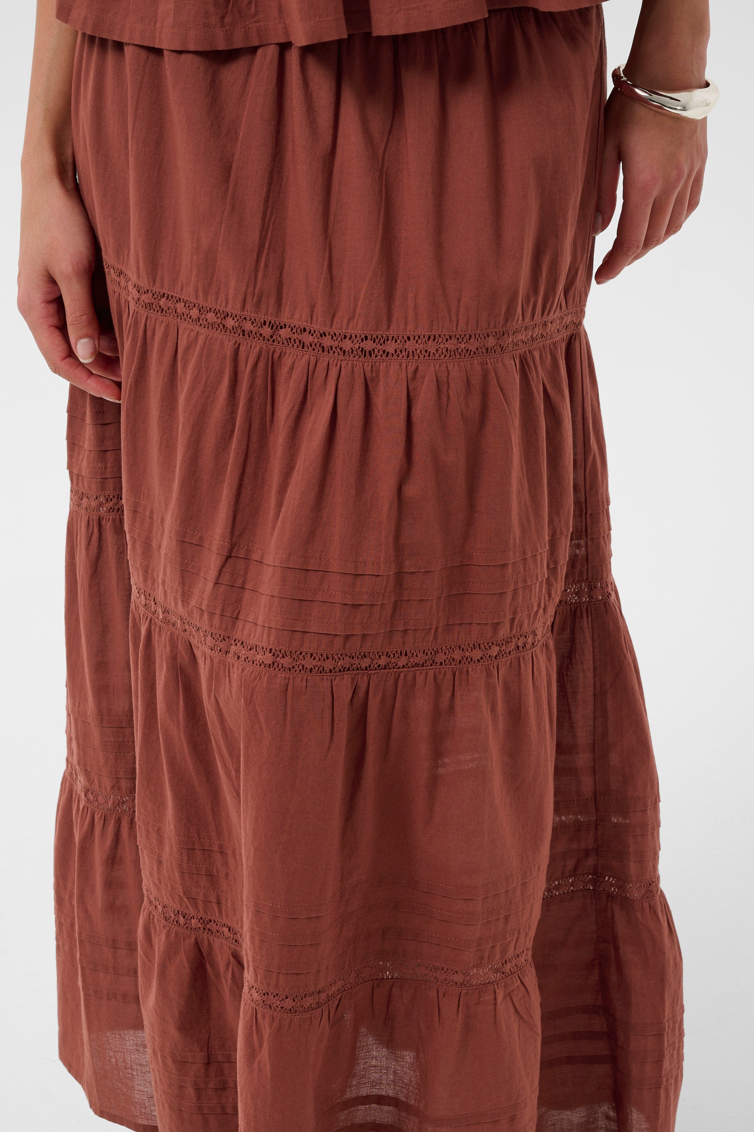 KAFFE Valerie Nederdel Henna Brun