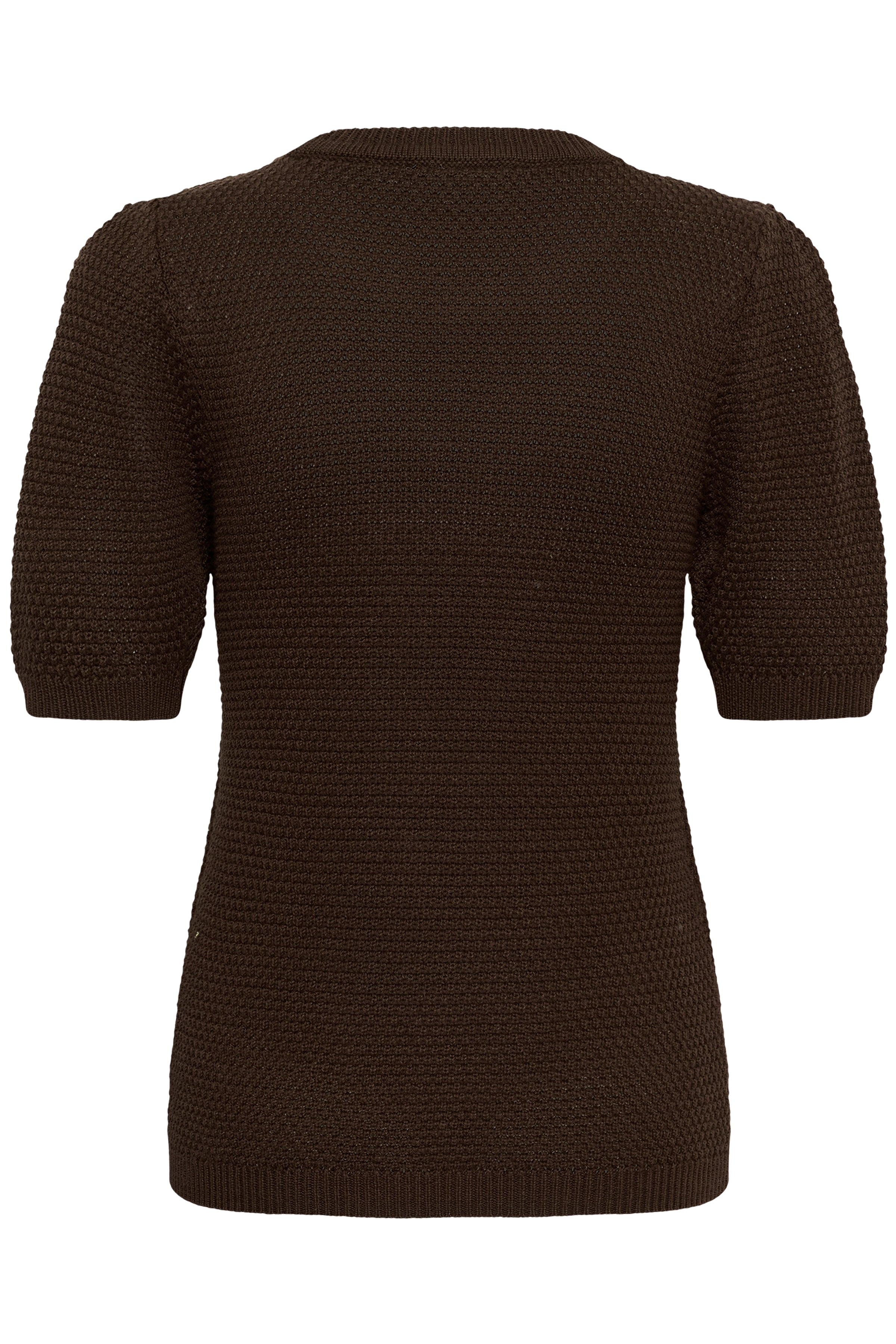 KAFFE Vivian Strik Pullover Coffee Bean Brun