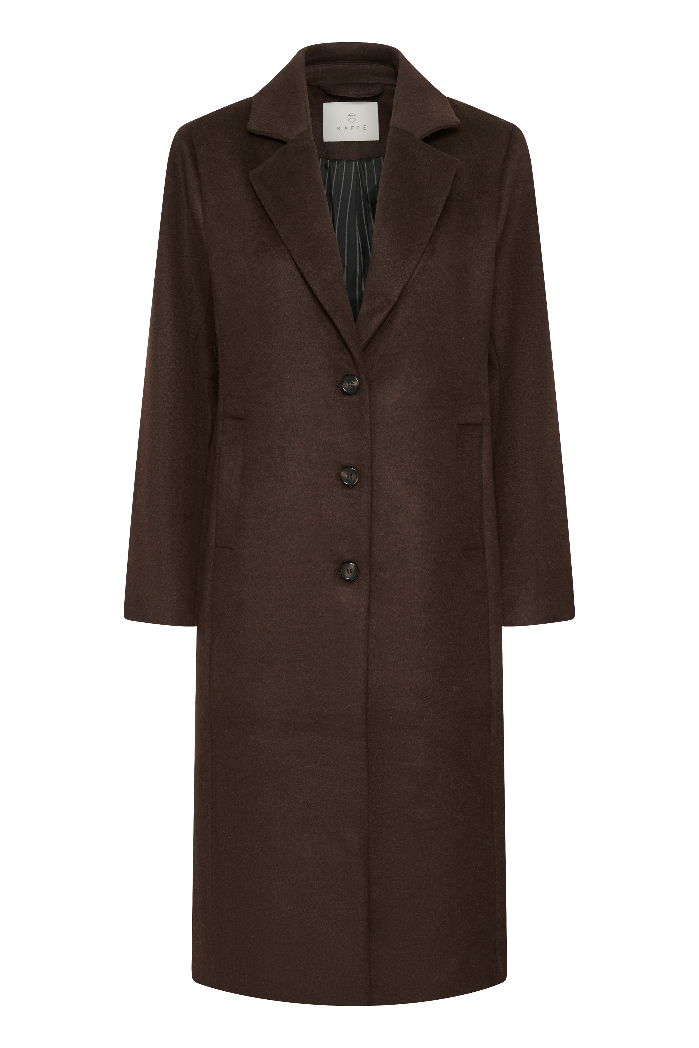 KAFFE Ninna Blazer Frakke Coffee Bean Brun
