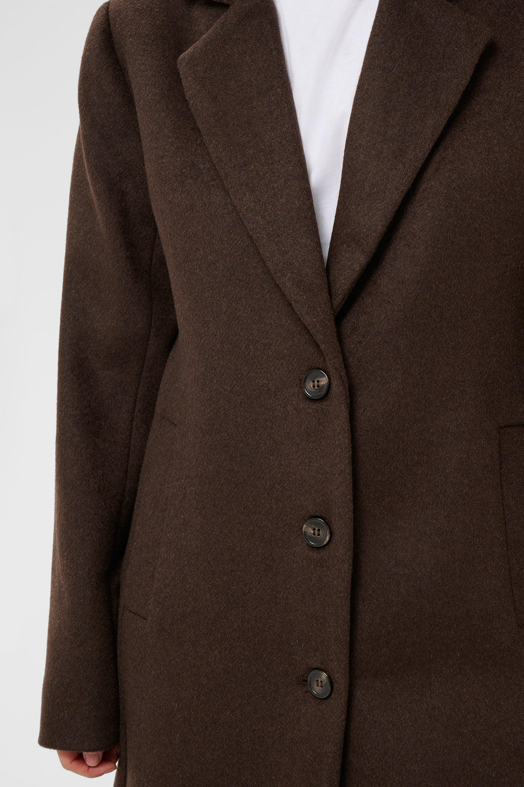 KAFFE Ninna Blazer Frakke Coffee Bean Brun