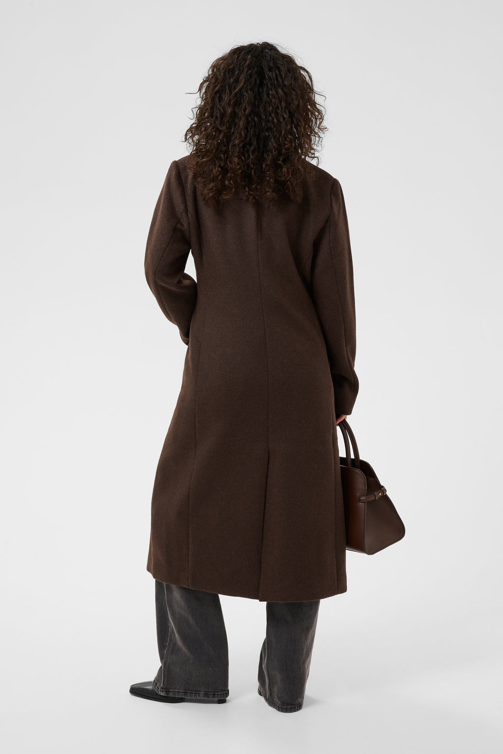 KAFFE Ninna Blazer Frakke Coffee Bean Brun