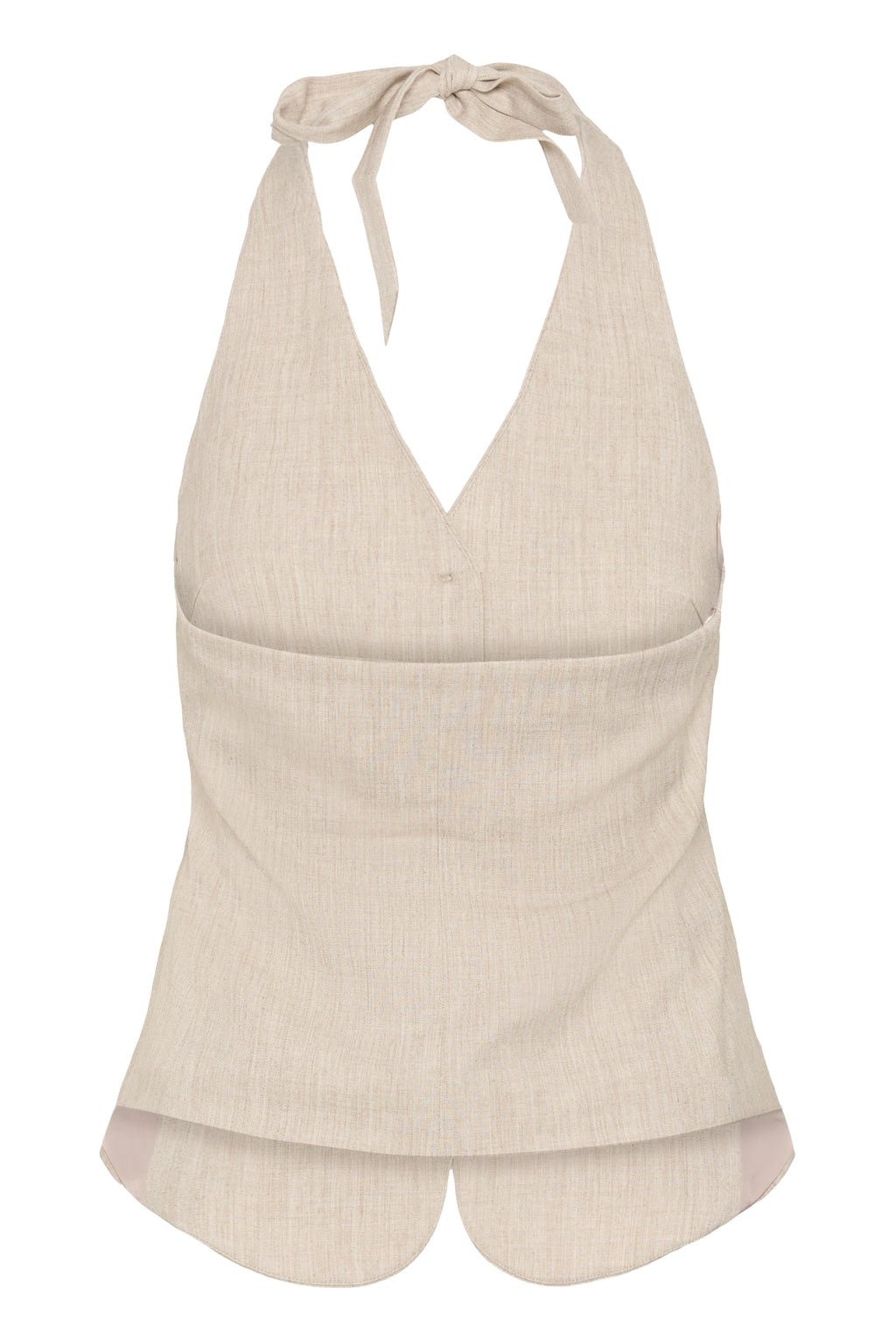 KAFFE Omila Vest Feather Grå