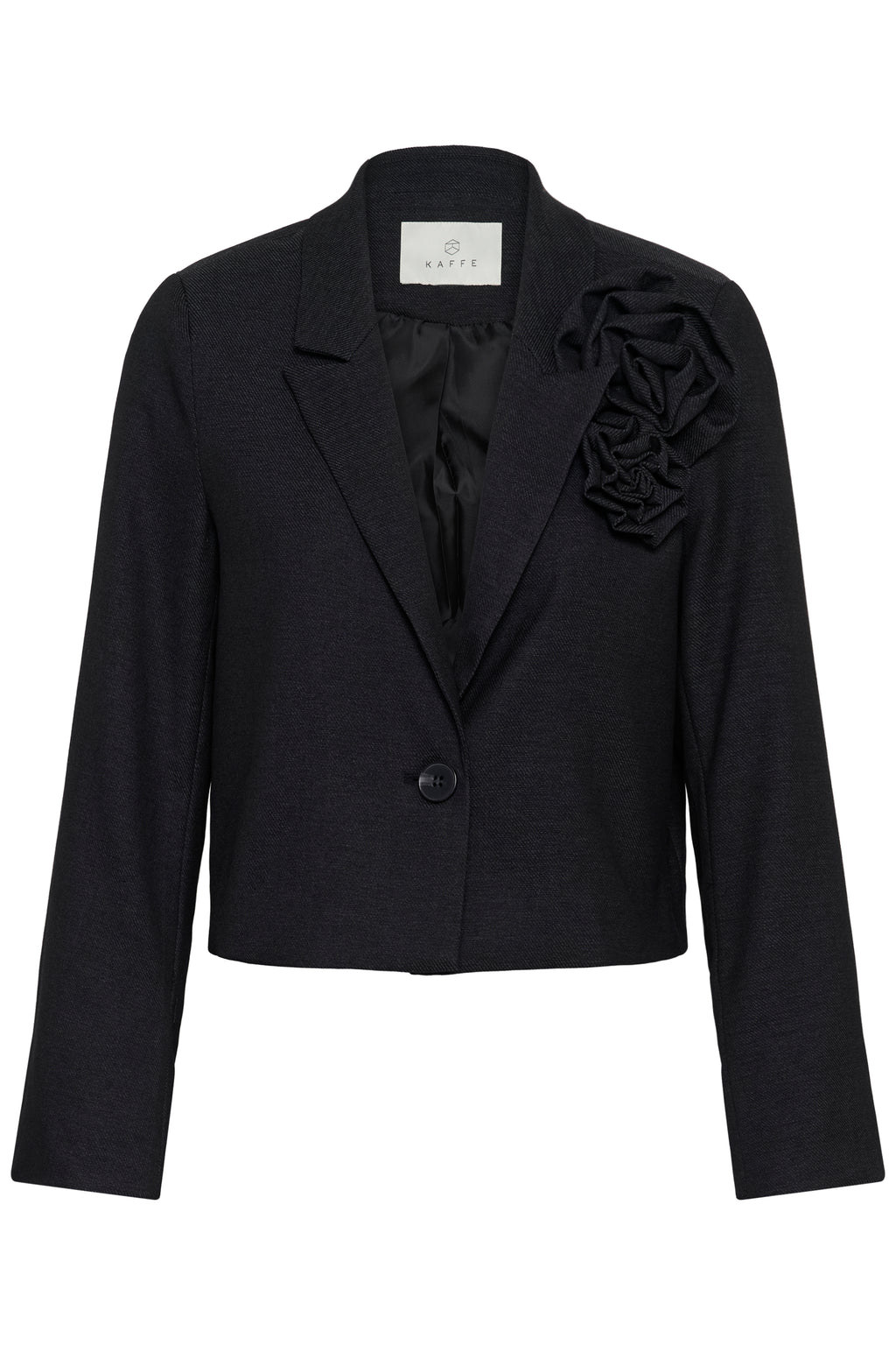KAFFE Gabby Blazer Dark Grå Melange