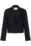KAFFE Gabby Blazer Dark Grå Melange