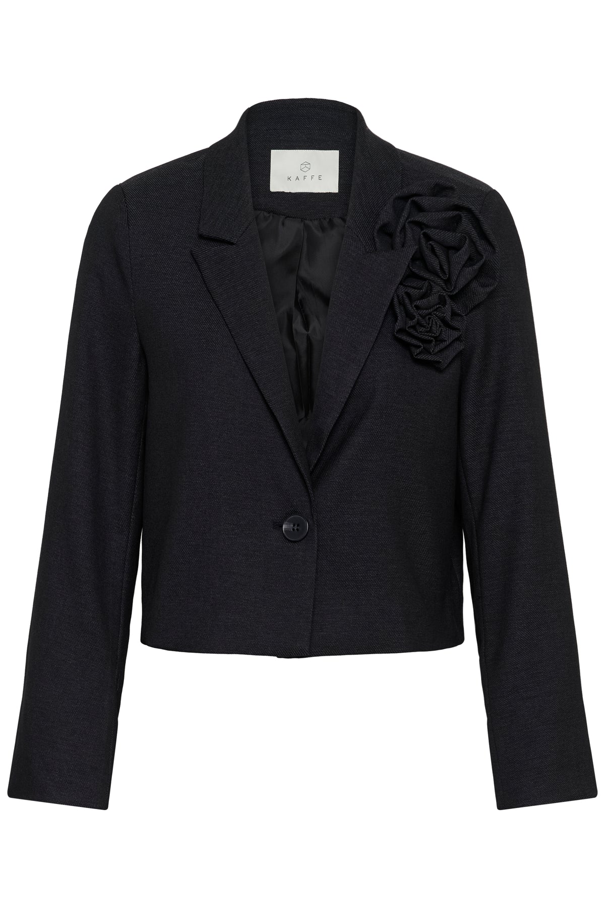 KAFFE Gabby Blazer Dark Grå Melange