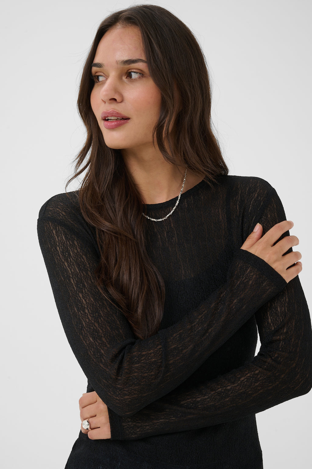 KAFFE Allison T-shirt Deep Sort