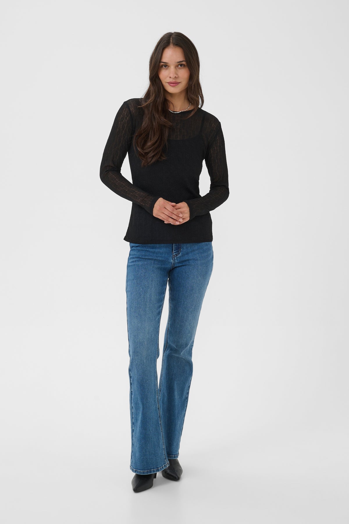 KAFFE Allison T-shirt Deep Sort