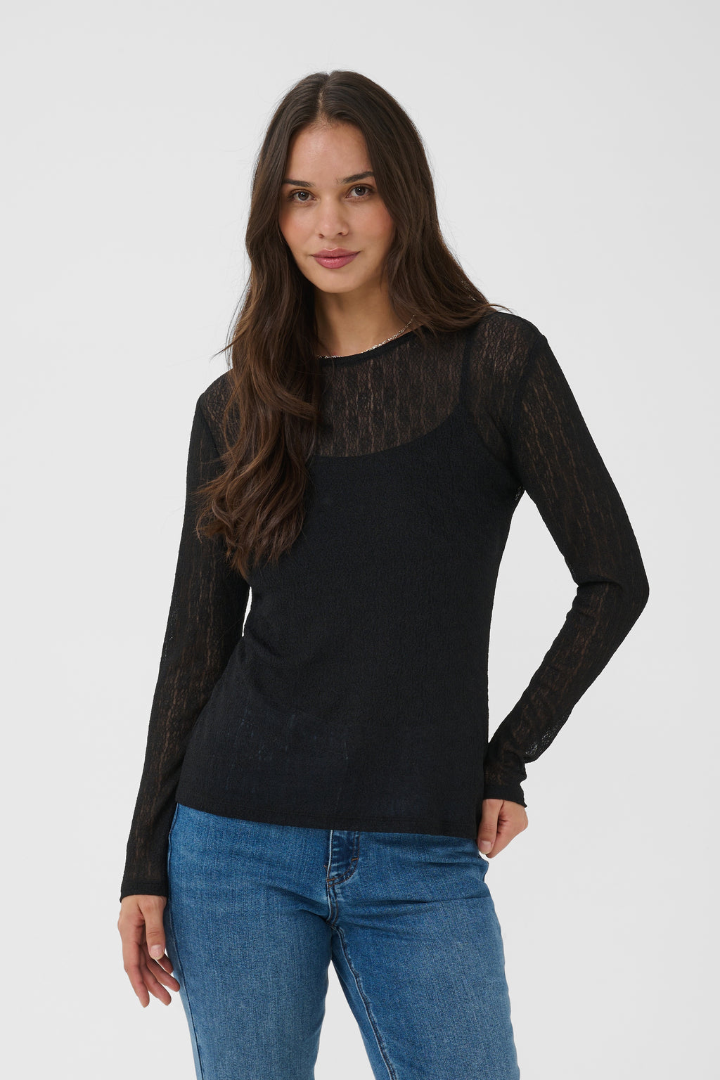 KAFFE Allison T-shirt Deep Sort