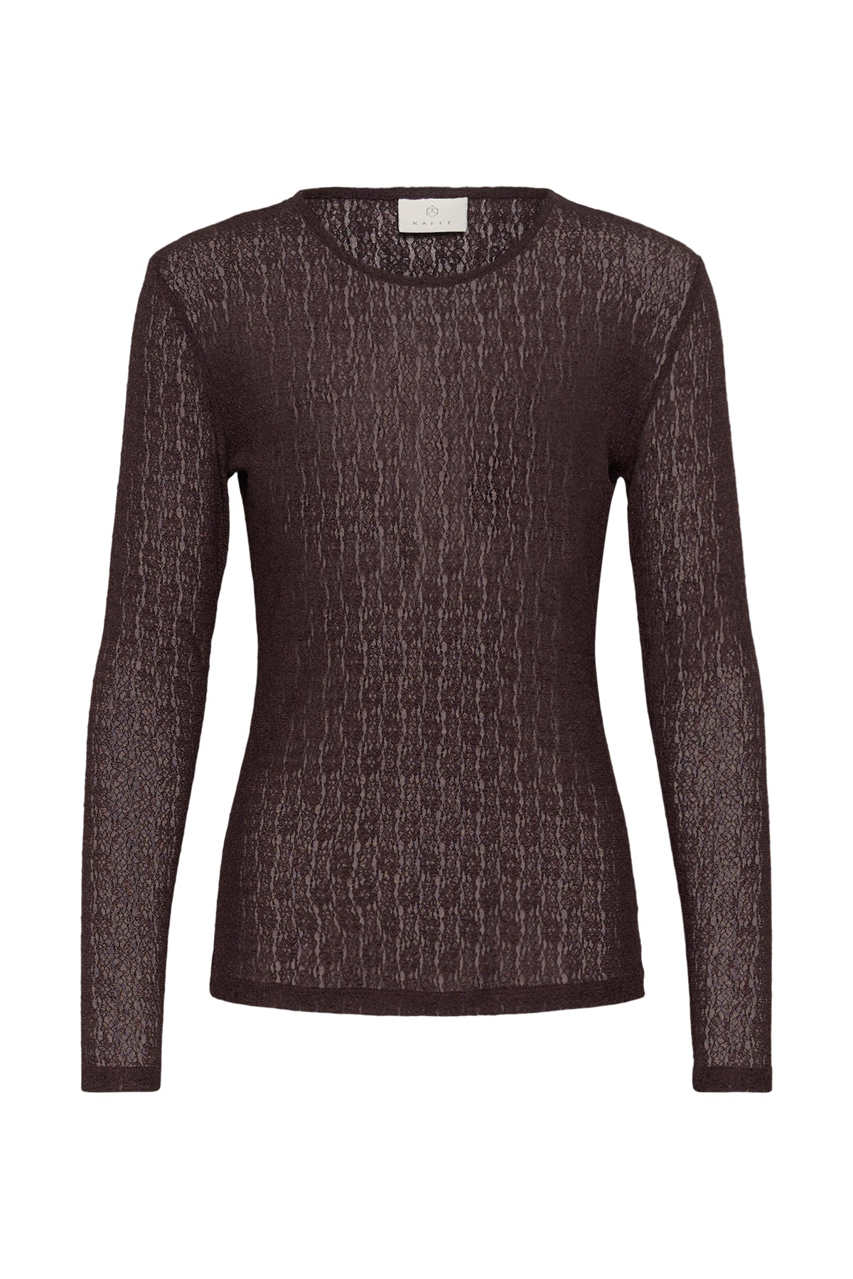 KAFFE Allison T-shirt Fudge Rød