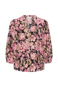 KAFFE Sirena Bluse Blomster Print Pink