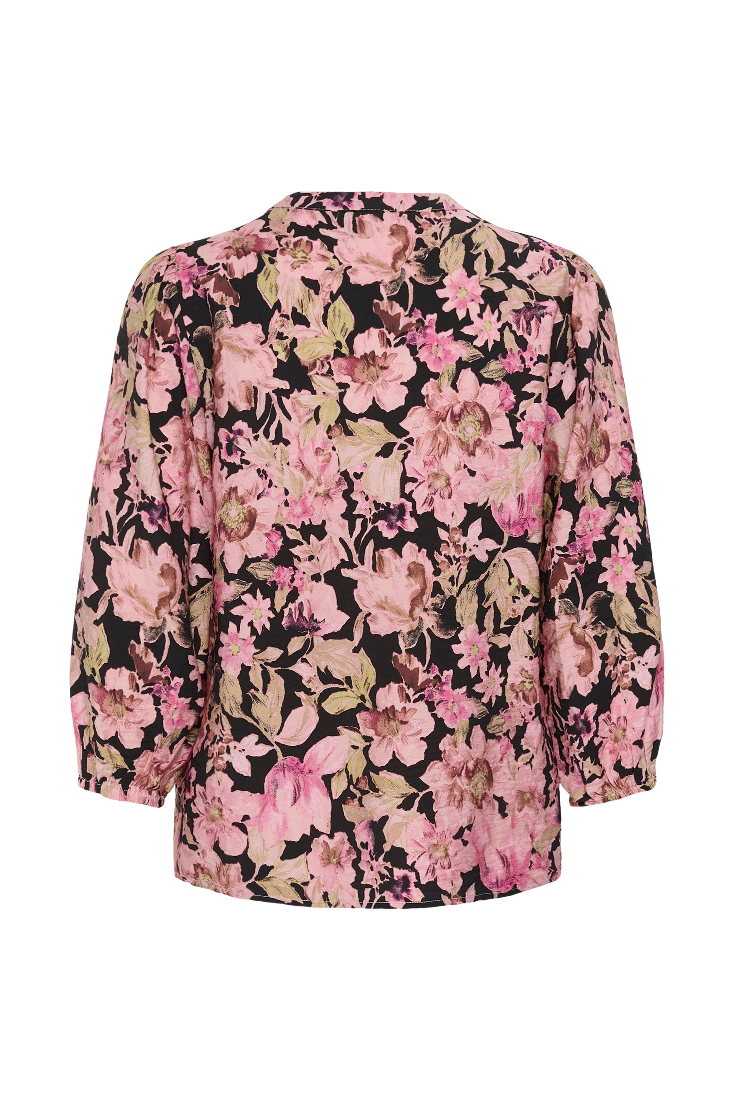 KAFFE Sirena Bluse Blomster Print Pink
