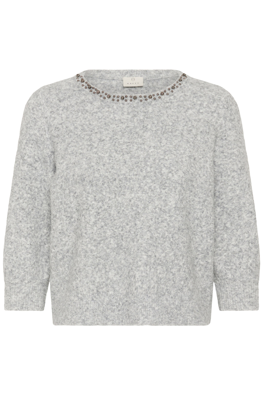 KAFFE Selly Pullover Grå Melange