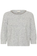 KAFFE Selly Pullover Grå Melange