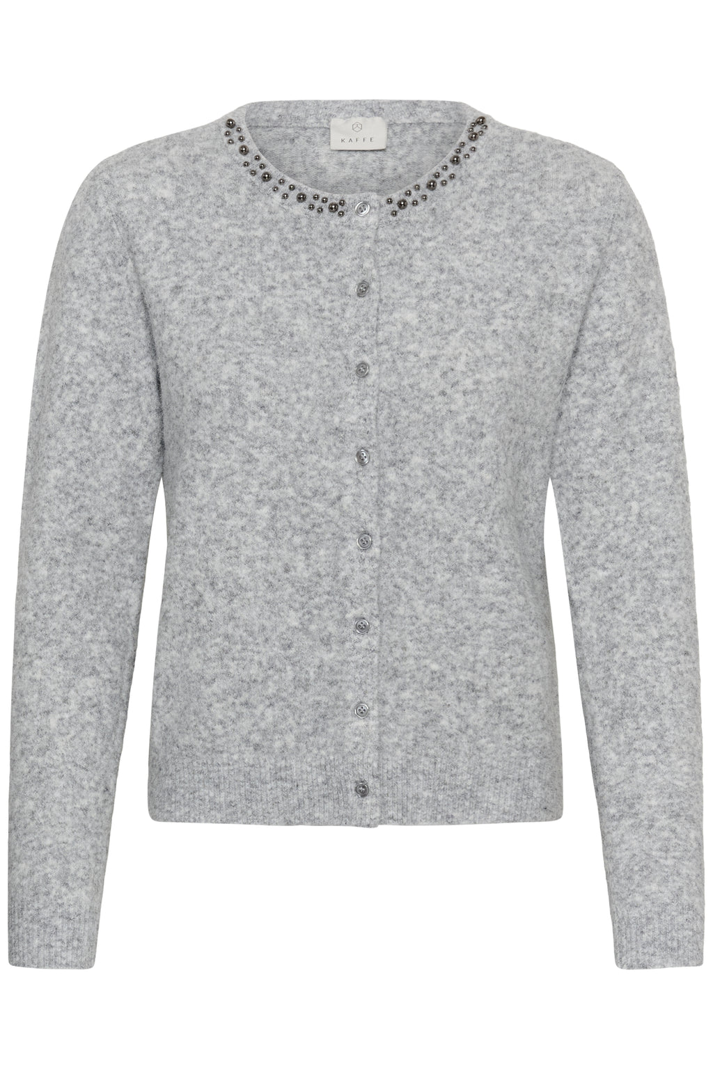 KAFFE Selly Cardigan Grå Melange