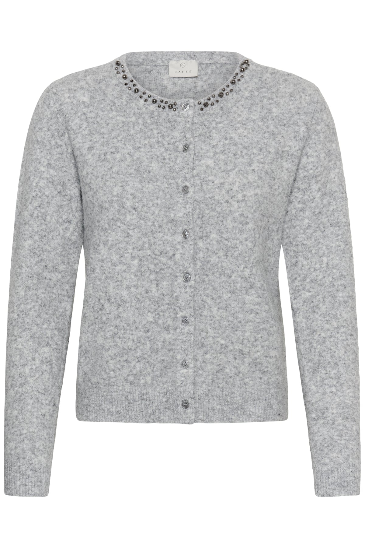KAFFE Selly Cardigan Grå Melange