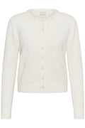 KAFFE Selly Cardigan Chalk Hvid